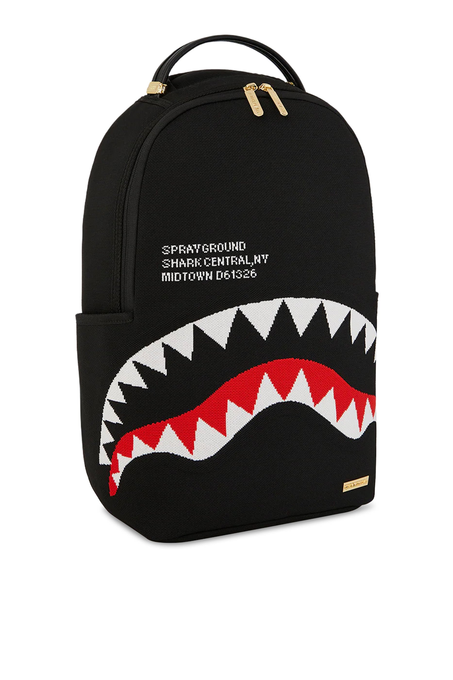 Kids Shark Central Knit Backpack
