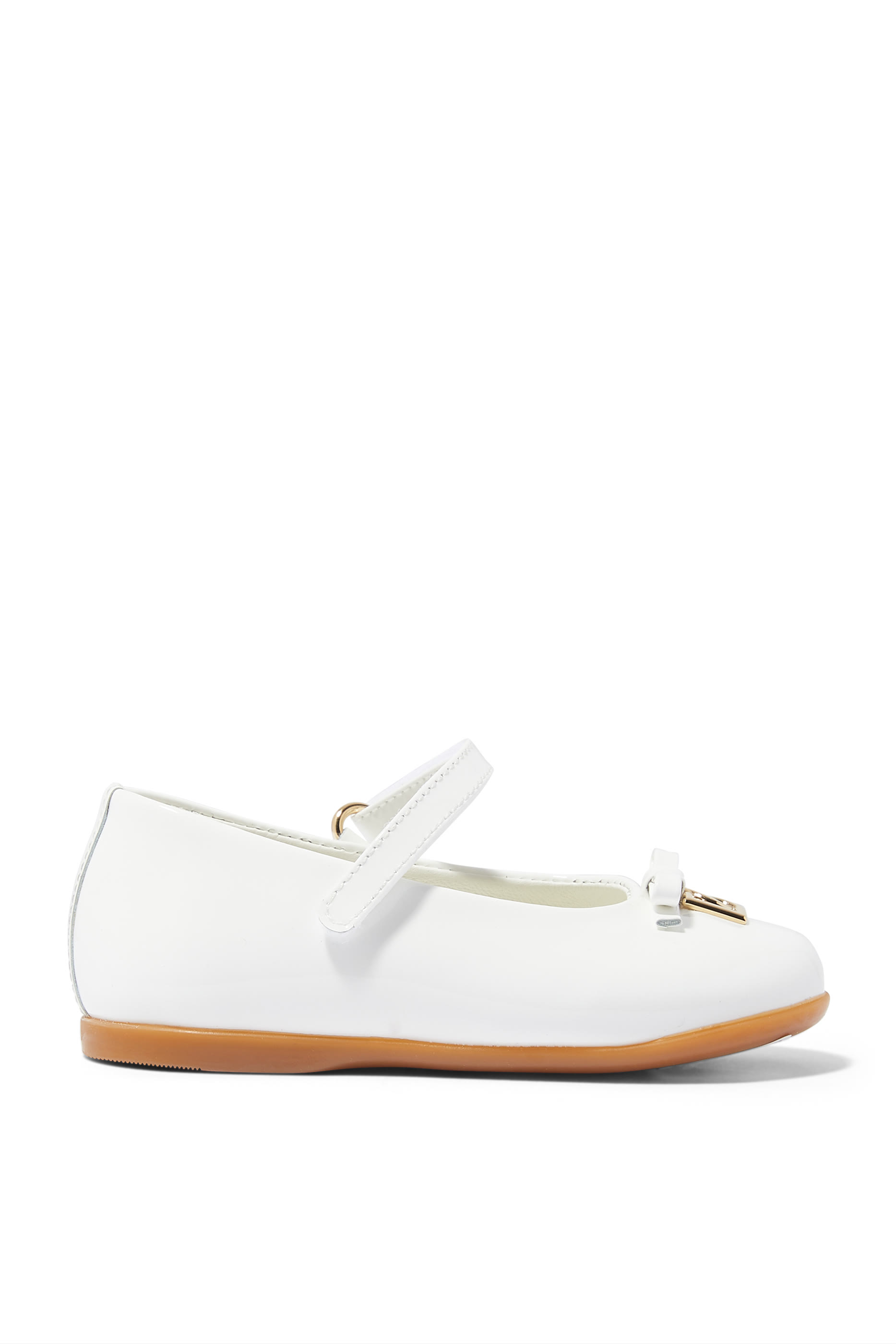 Kids Bow-Detail Ballet Flats