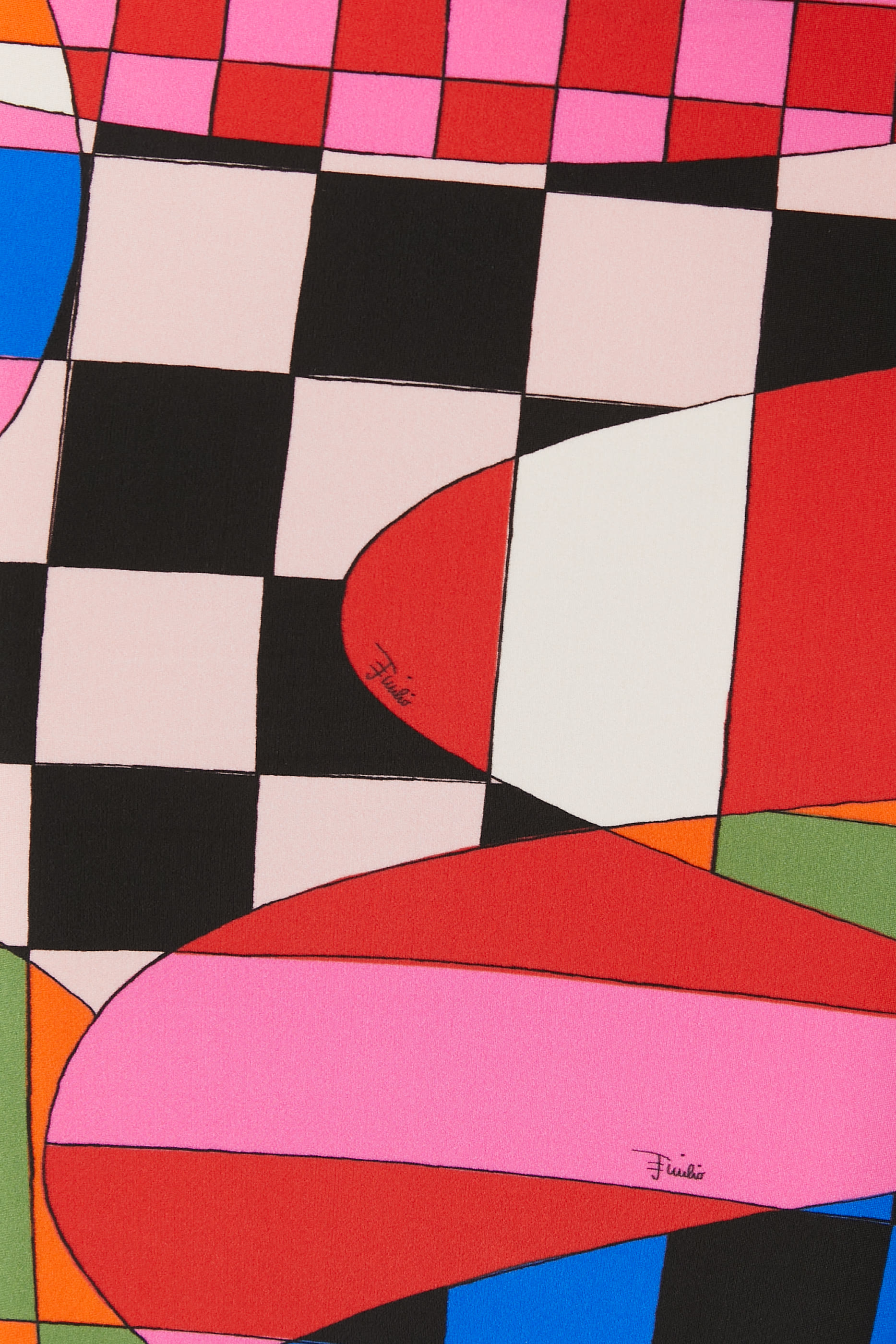 Giardino-Print Long Dress