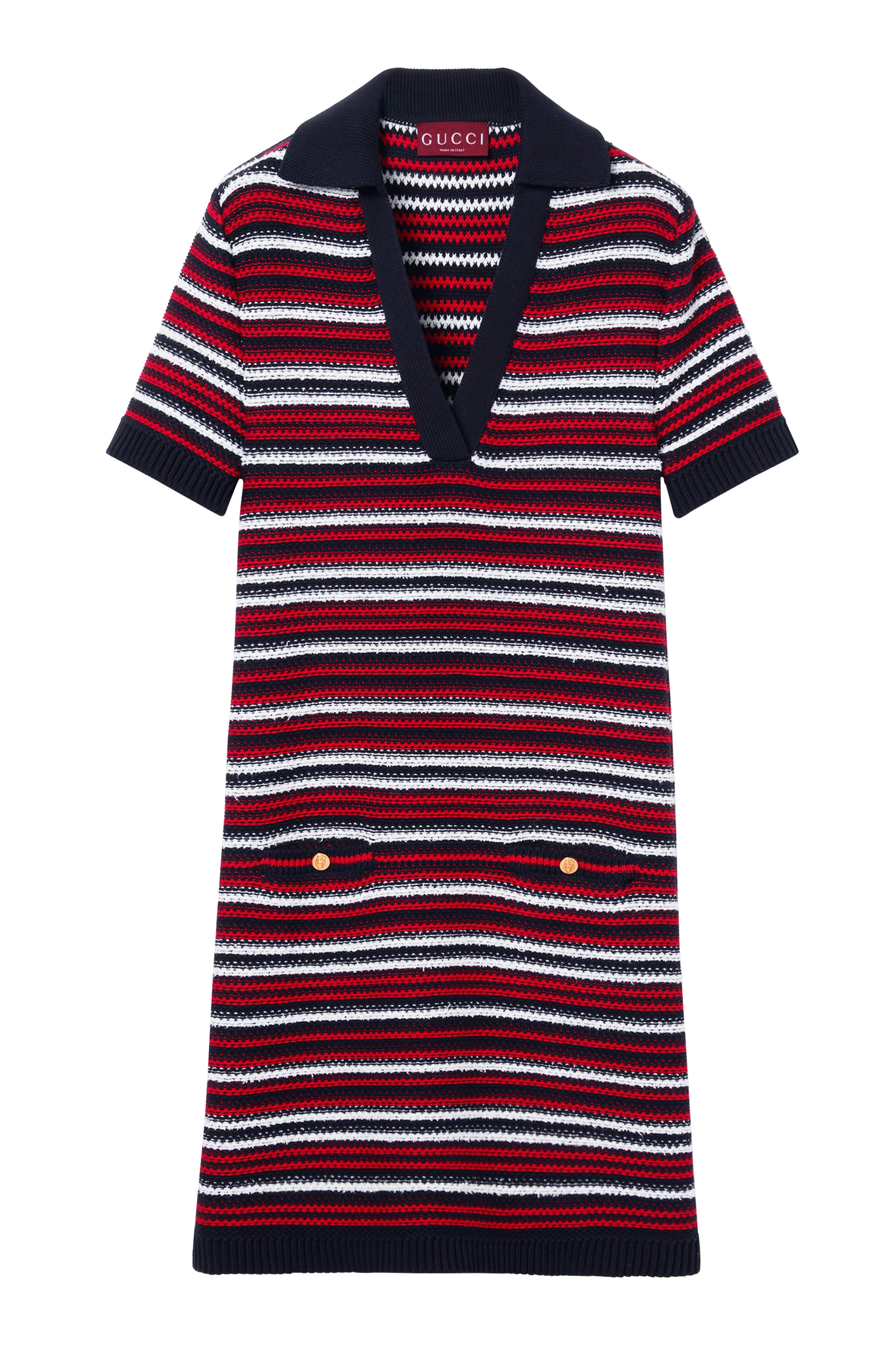 Fine Wool Polo Dress