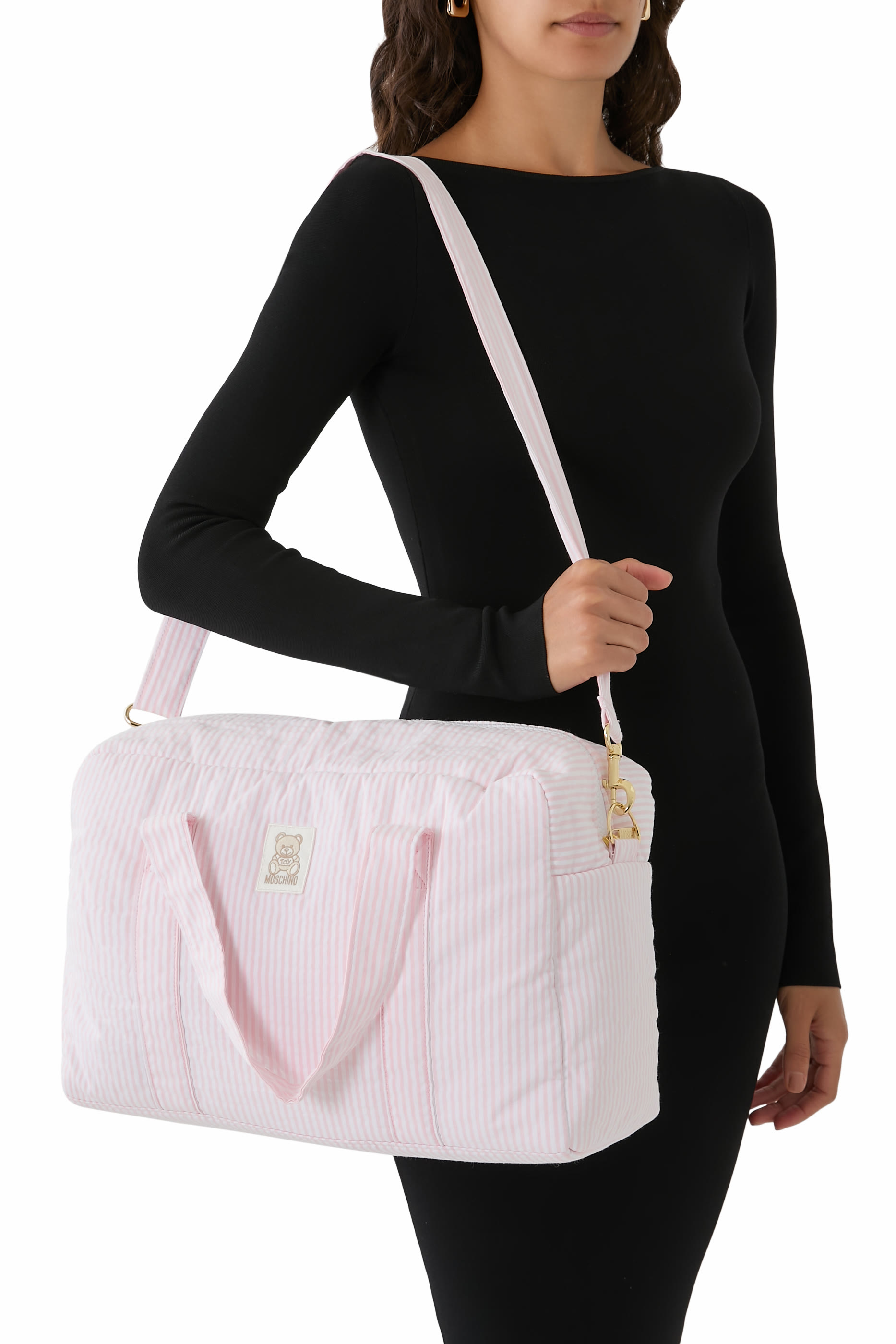 Kids Teddy Bear-Print Changing Bag