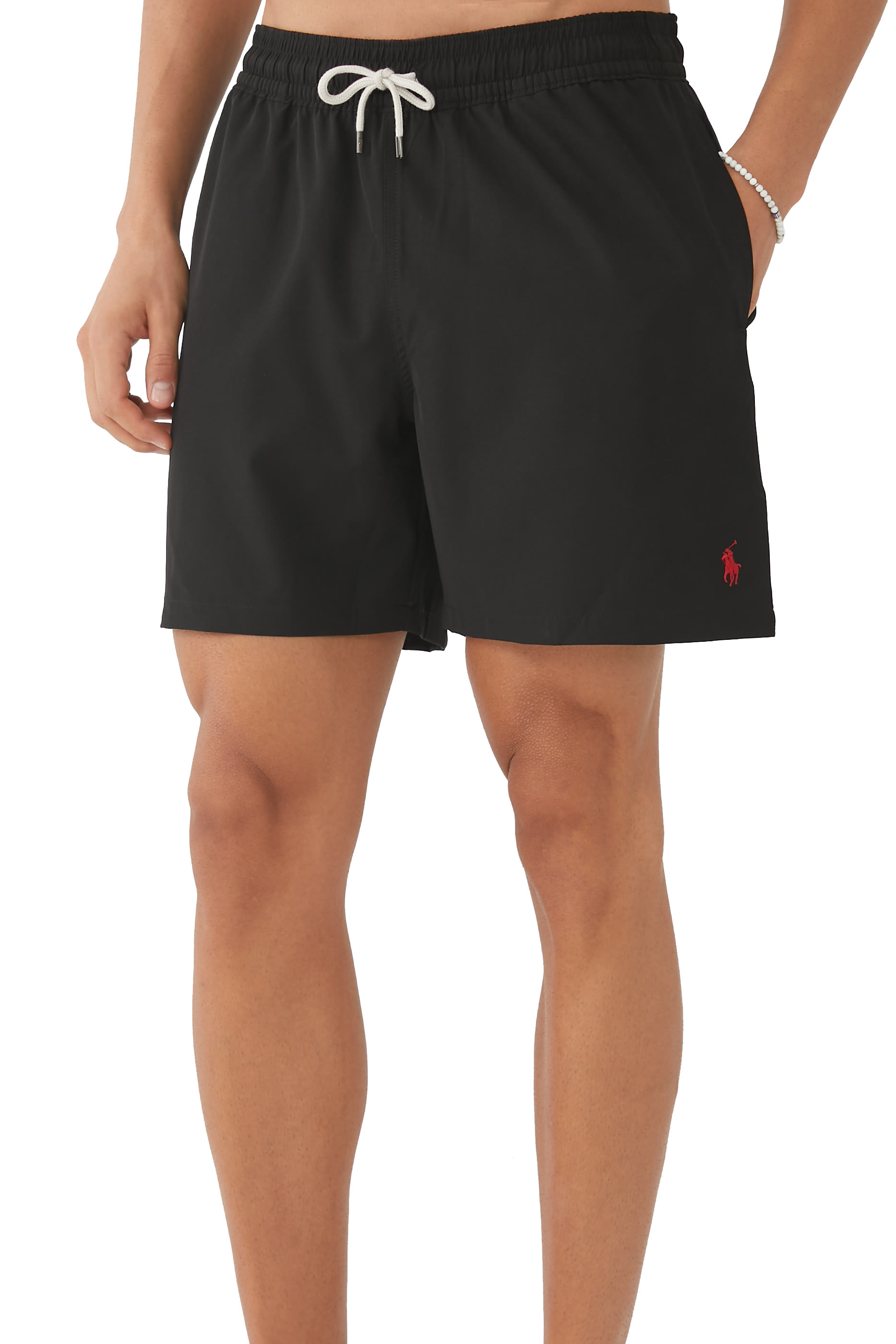 Pony-Embroidered Swim Shorts