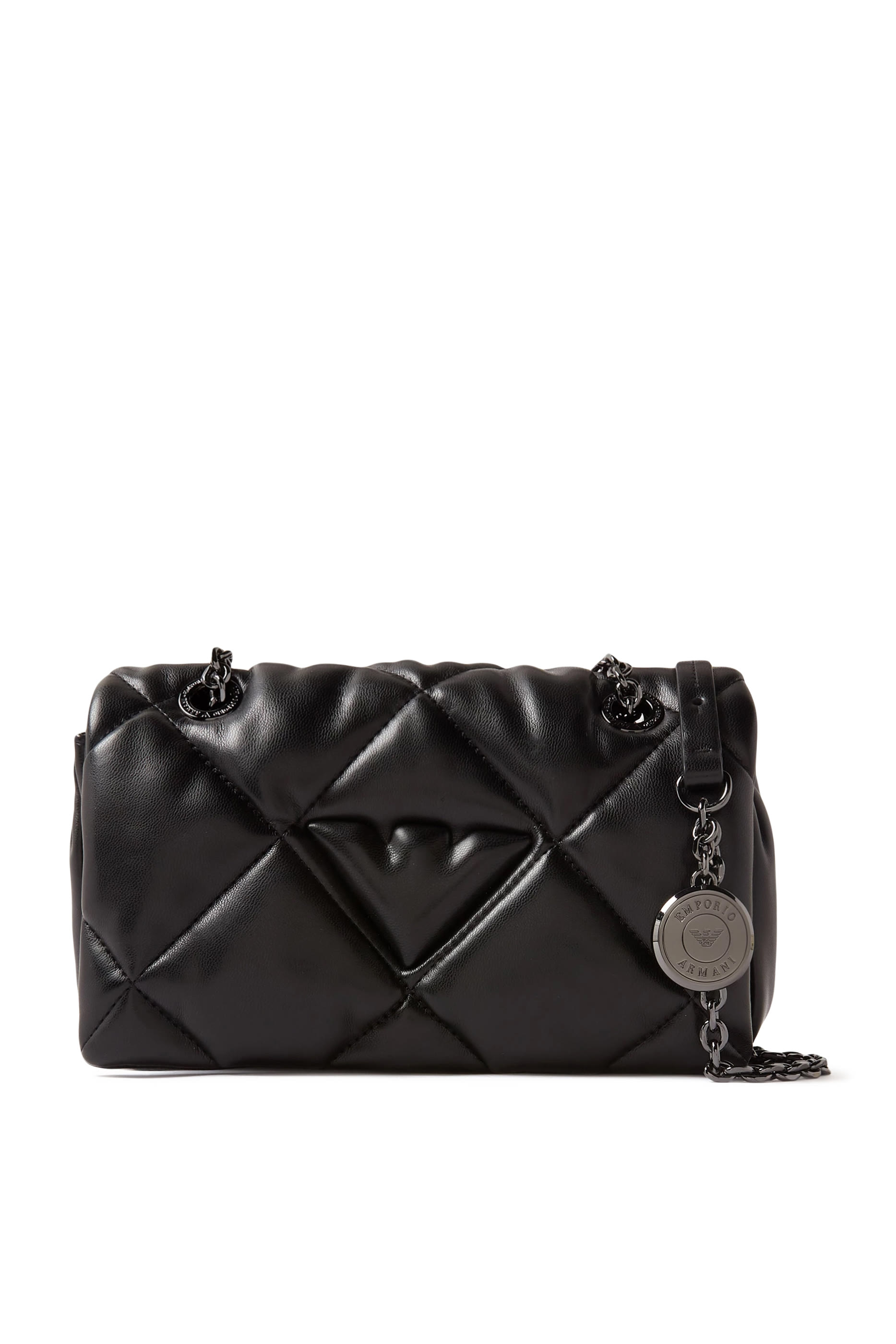Quilted Nappa Leather-Effect Mini Bag