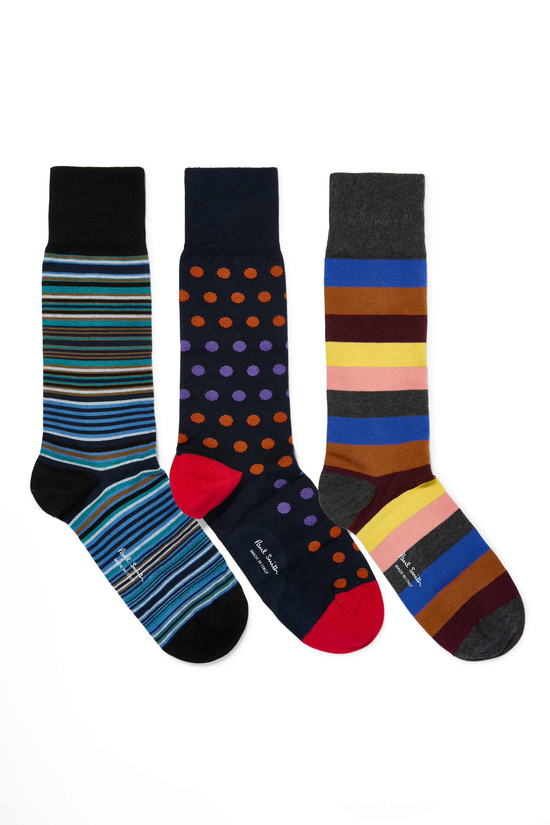Seasonal Multi-Pattern Socks, Set of 3
