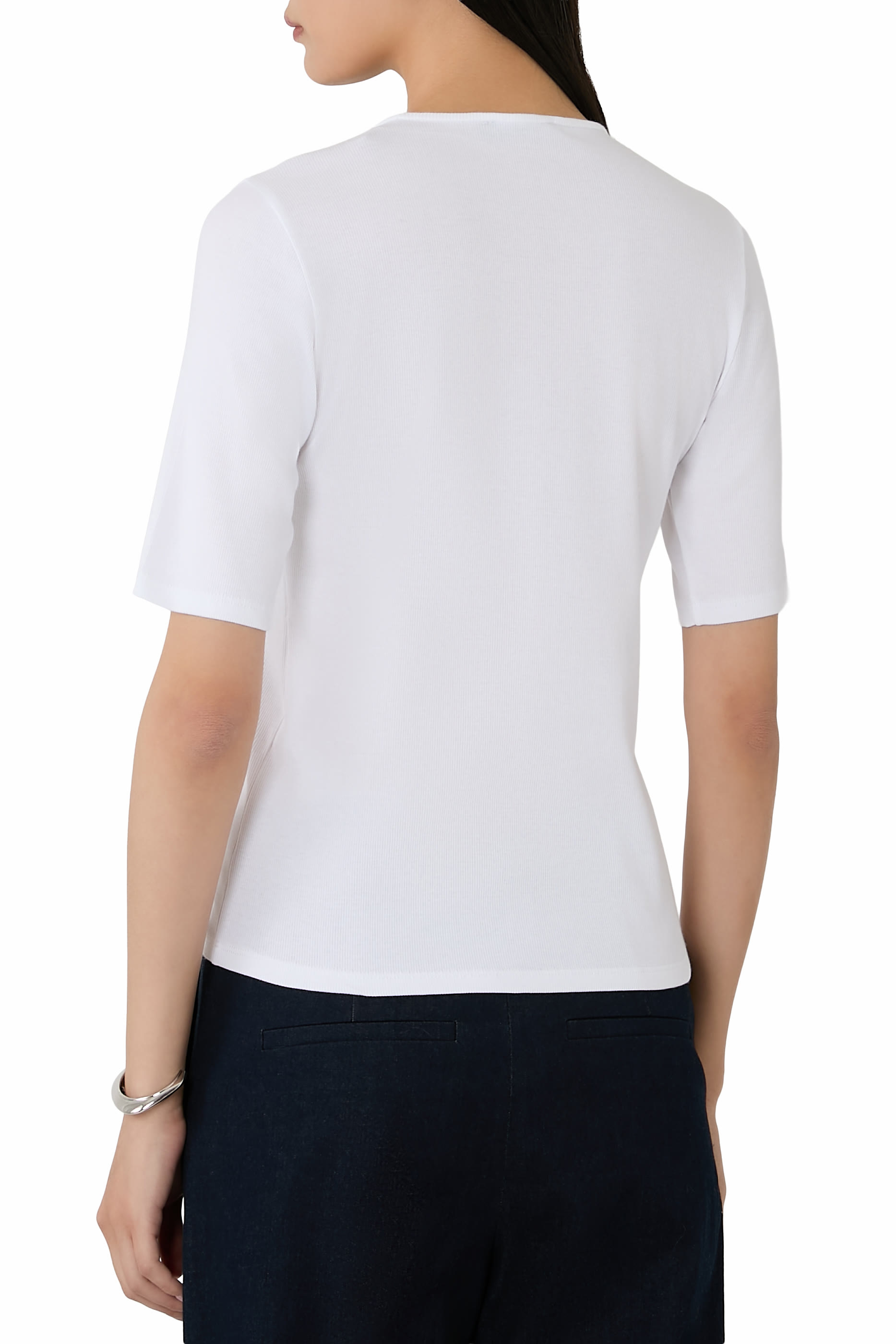 Organic Cotton Stretch Rib T-Shirt