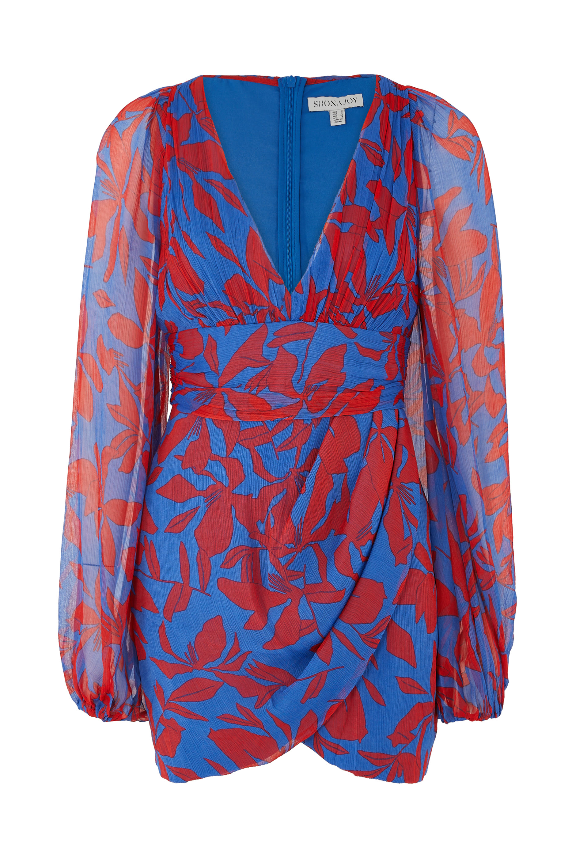 Flore Plunge Mini Dress