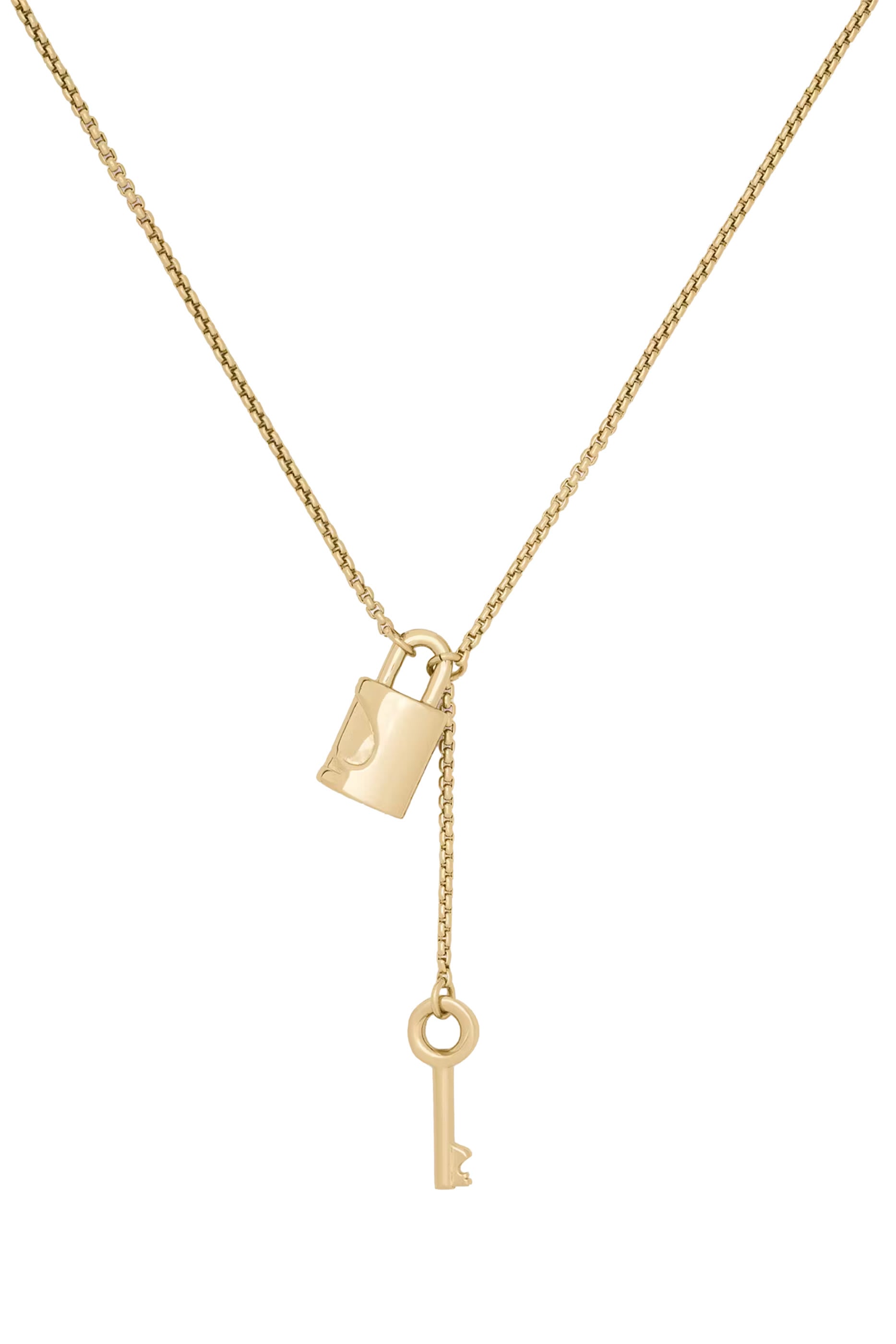  Spade Lock Padlock & Key Pendant