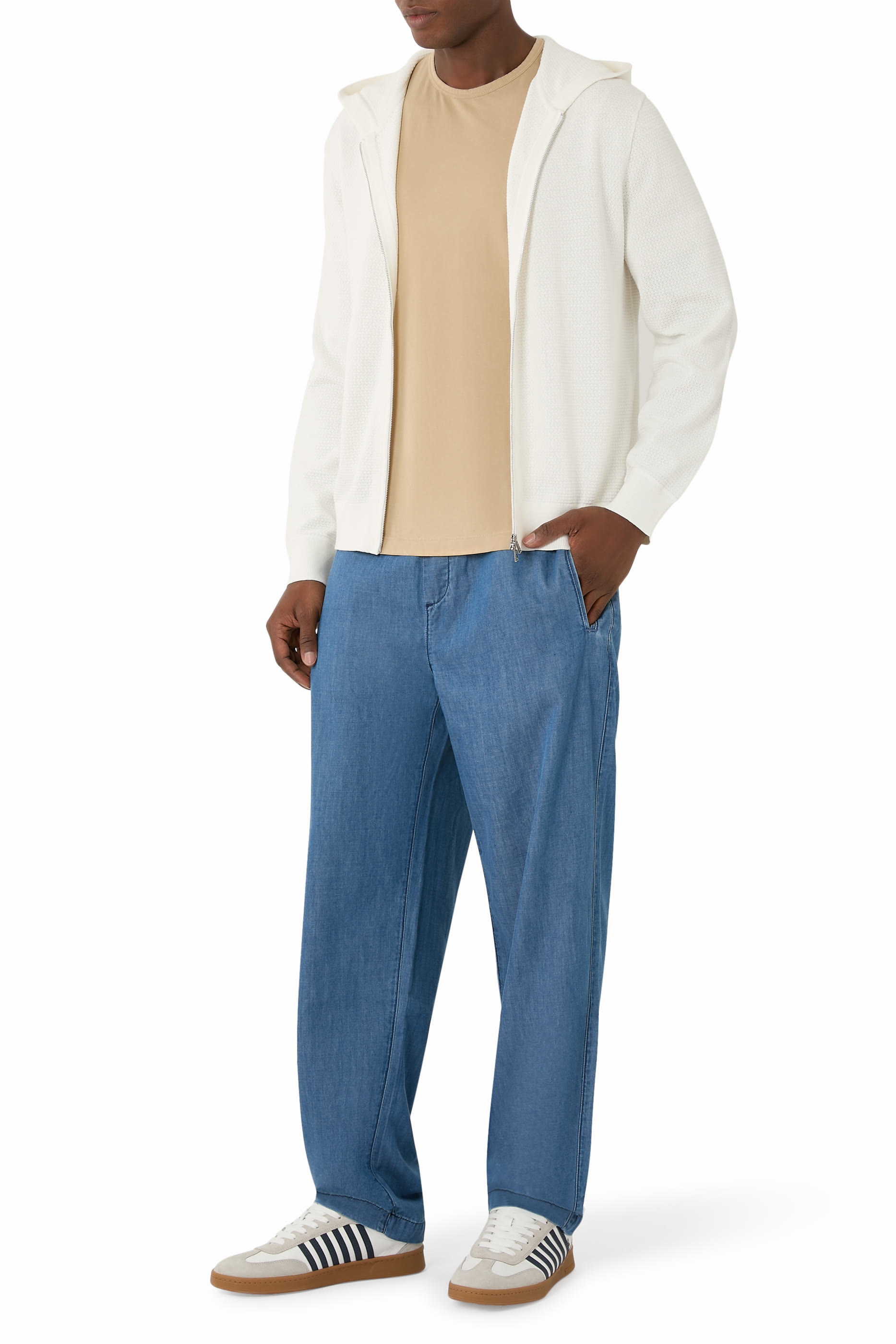 Ribbed Crewneck T-Shirt