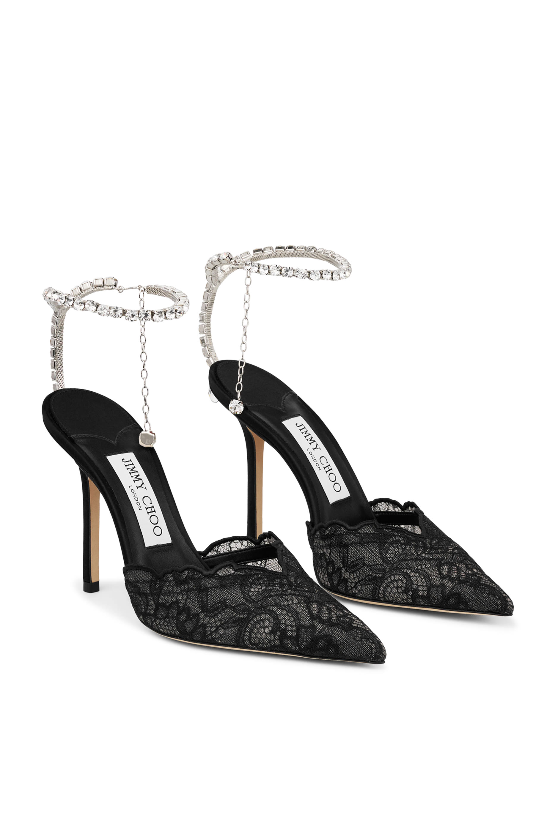 Saeda 100 Floral Lace Pumps