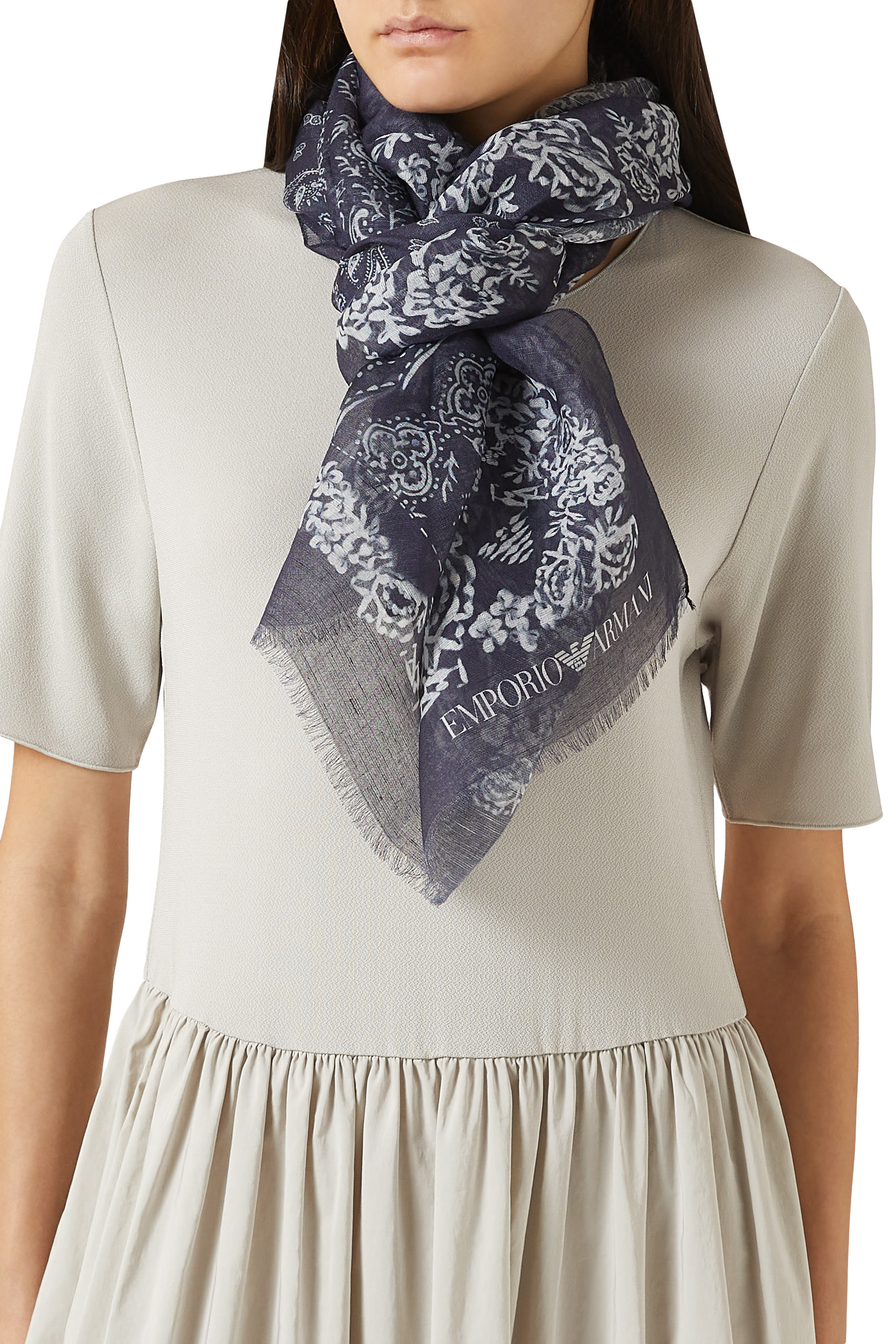 Paisley Print Scarf