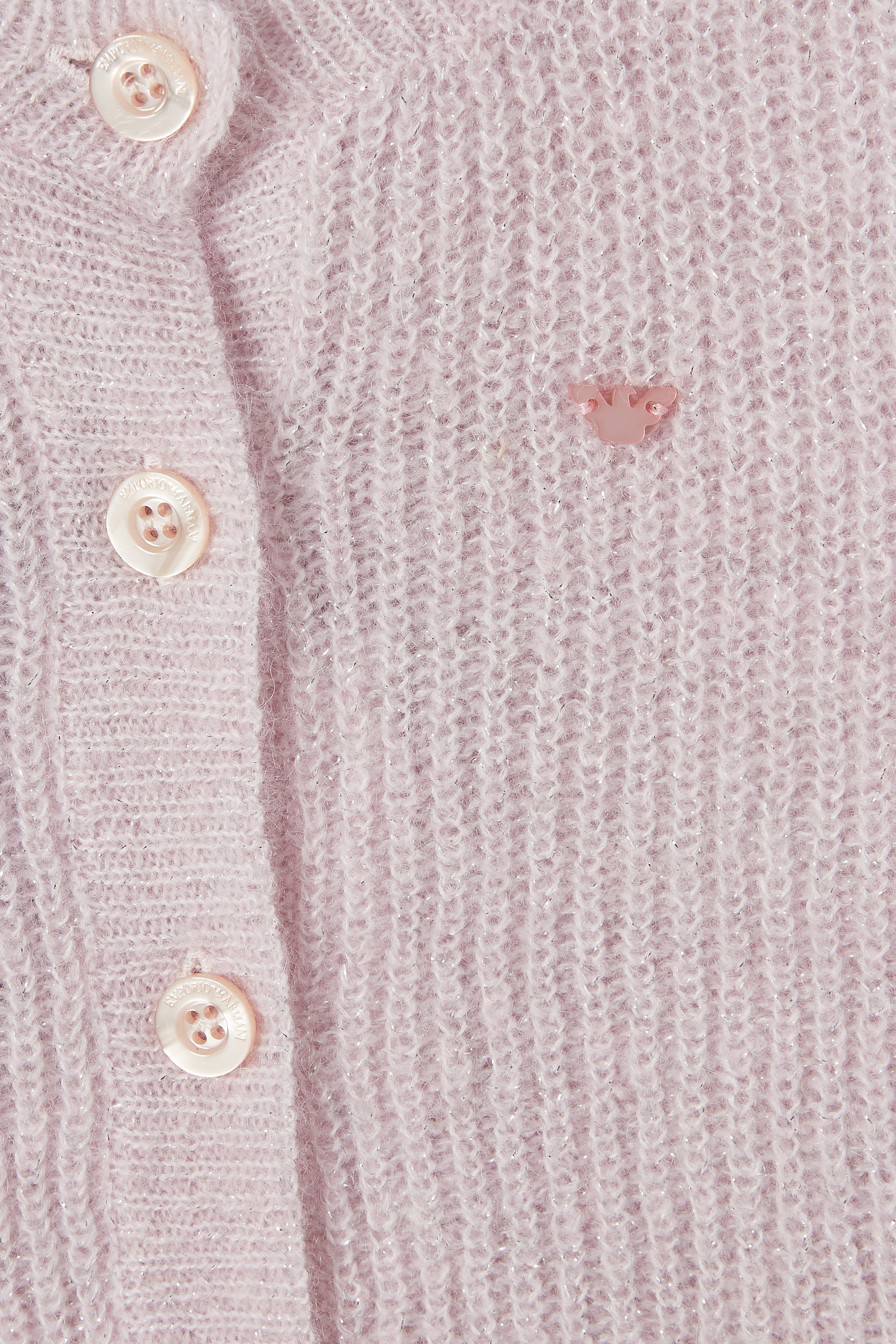 Kids Logo Alpaca Wool-Blend Cardigan