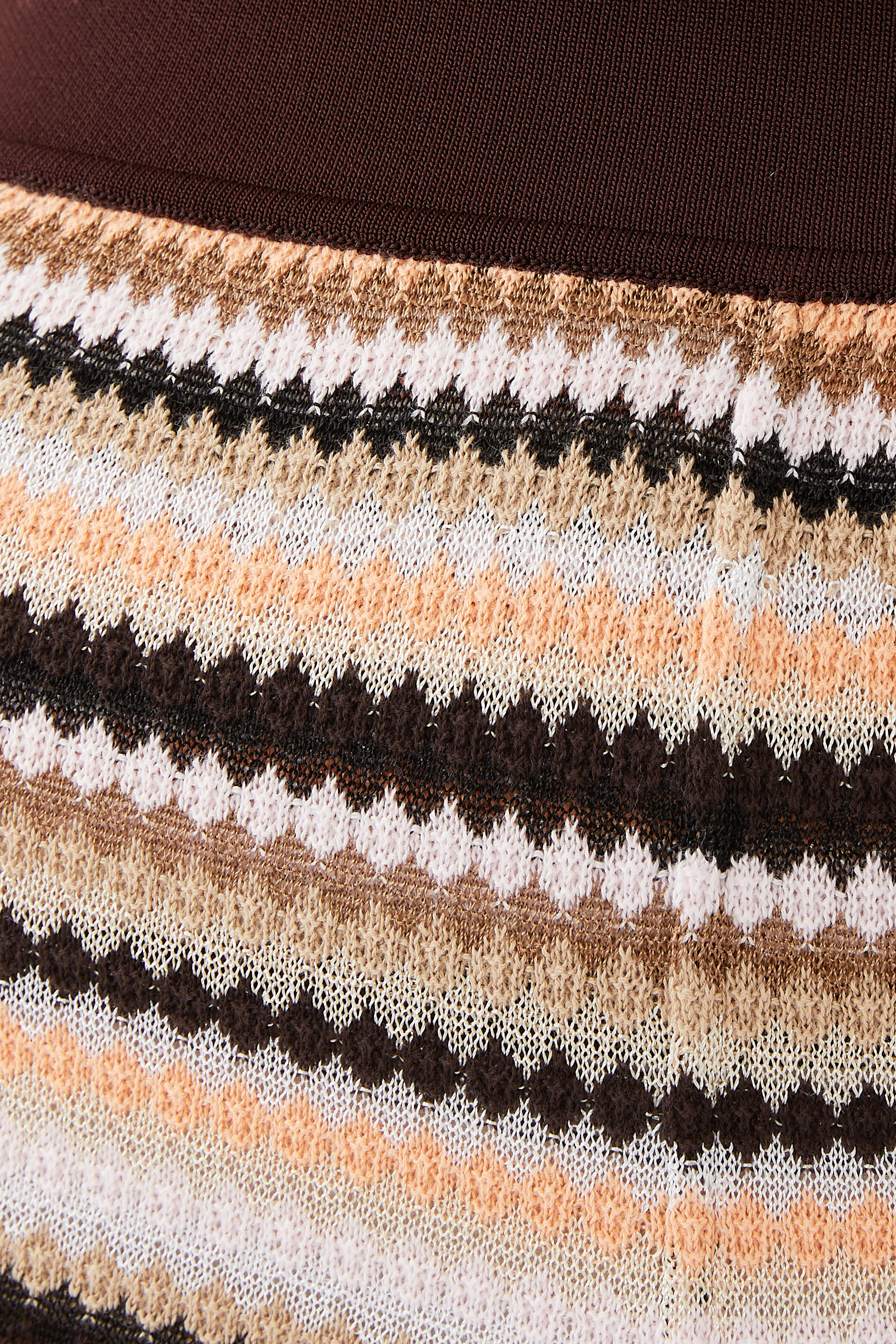 Stripes Cotton Viscose Wide Pants