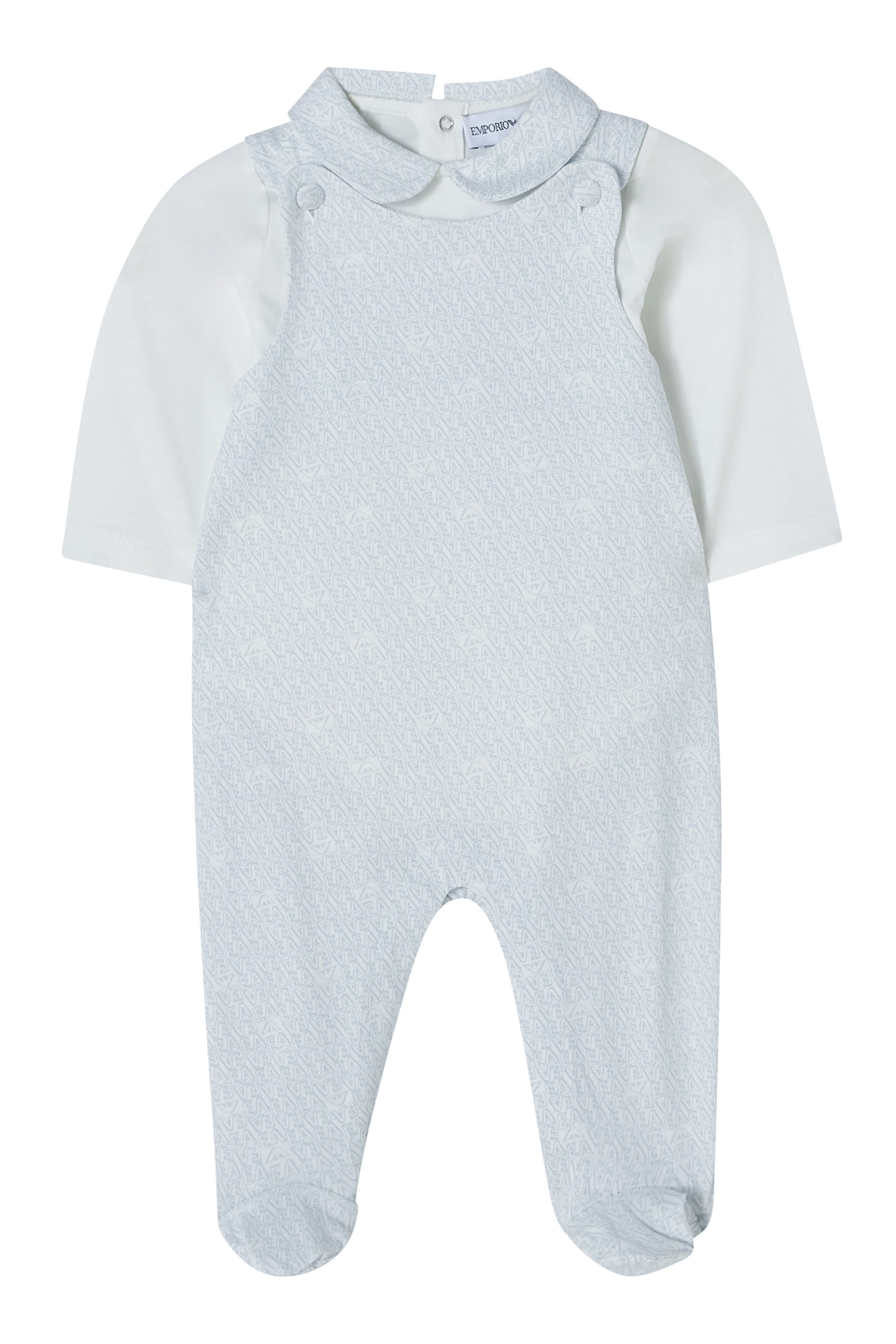 Kids Cotton Dungarees & Top Set