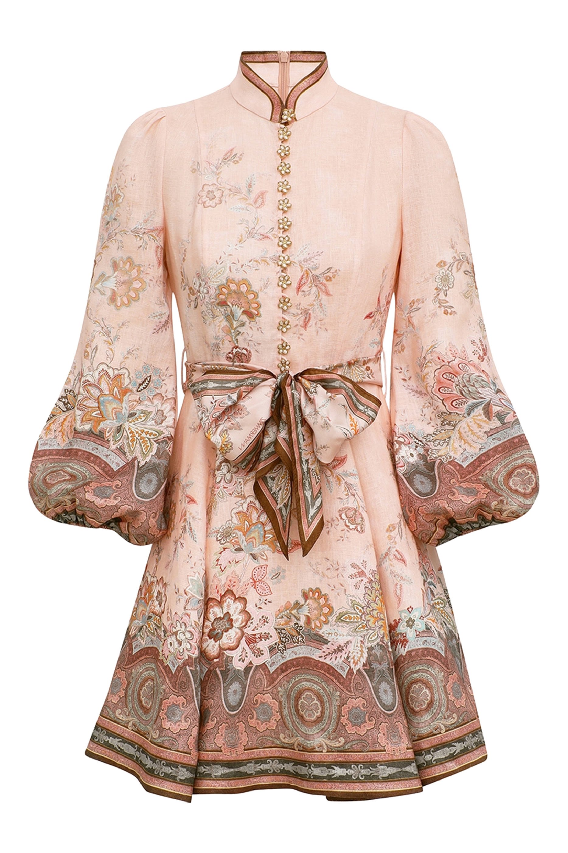 Alchemy Button Mini Dress