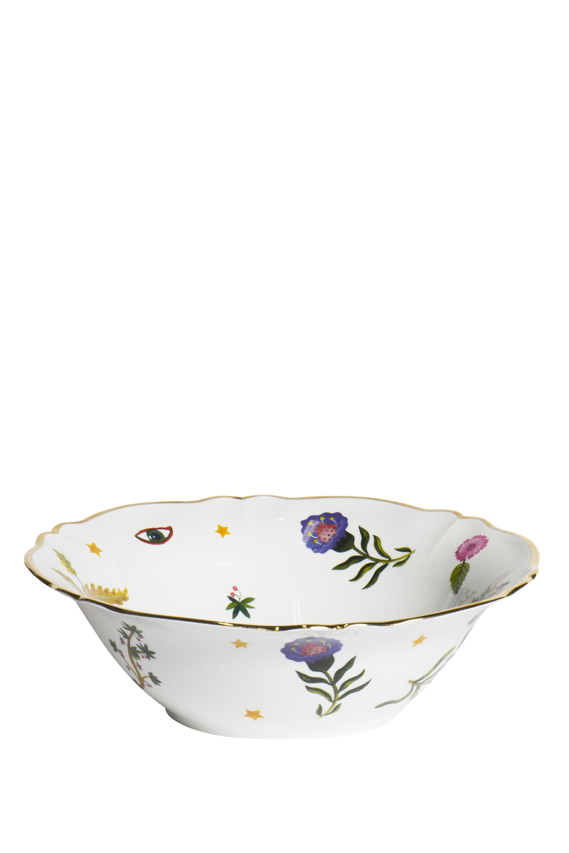 Floral Salad Bowl