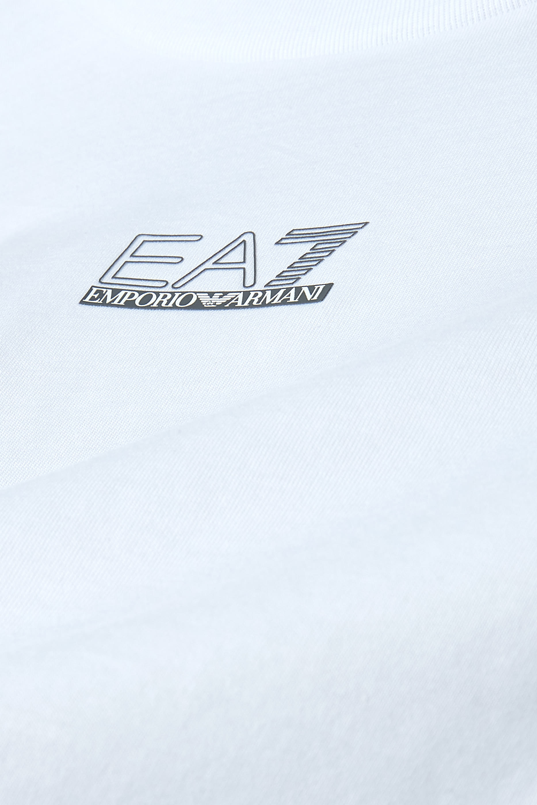 Kids EA7 Monogram Logo T-Shirt