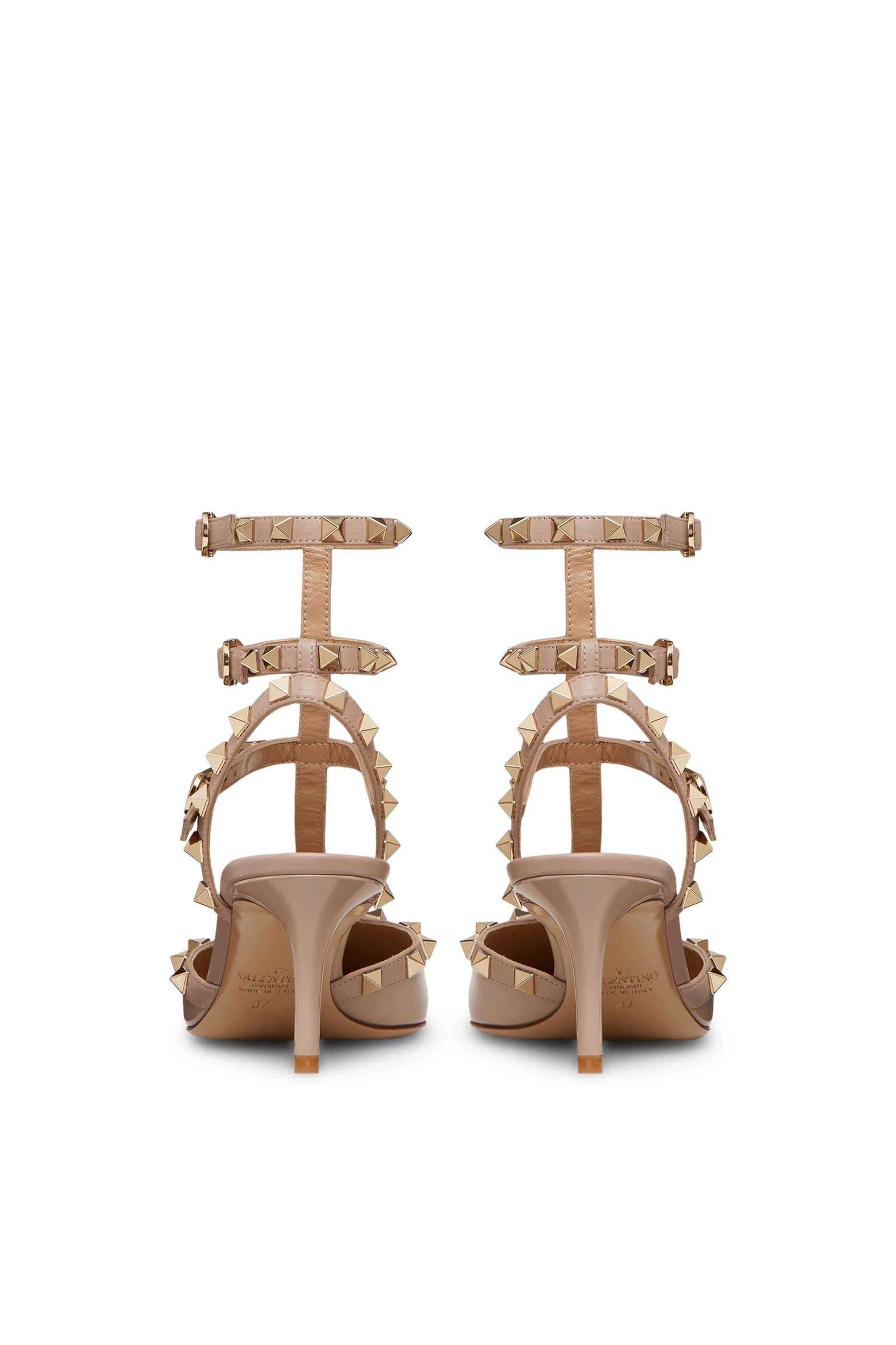 Double-Strap Rockstud 85 Pumps