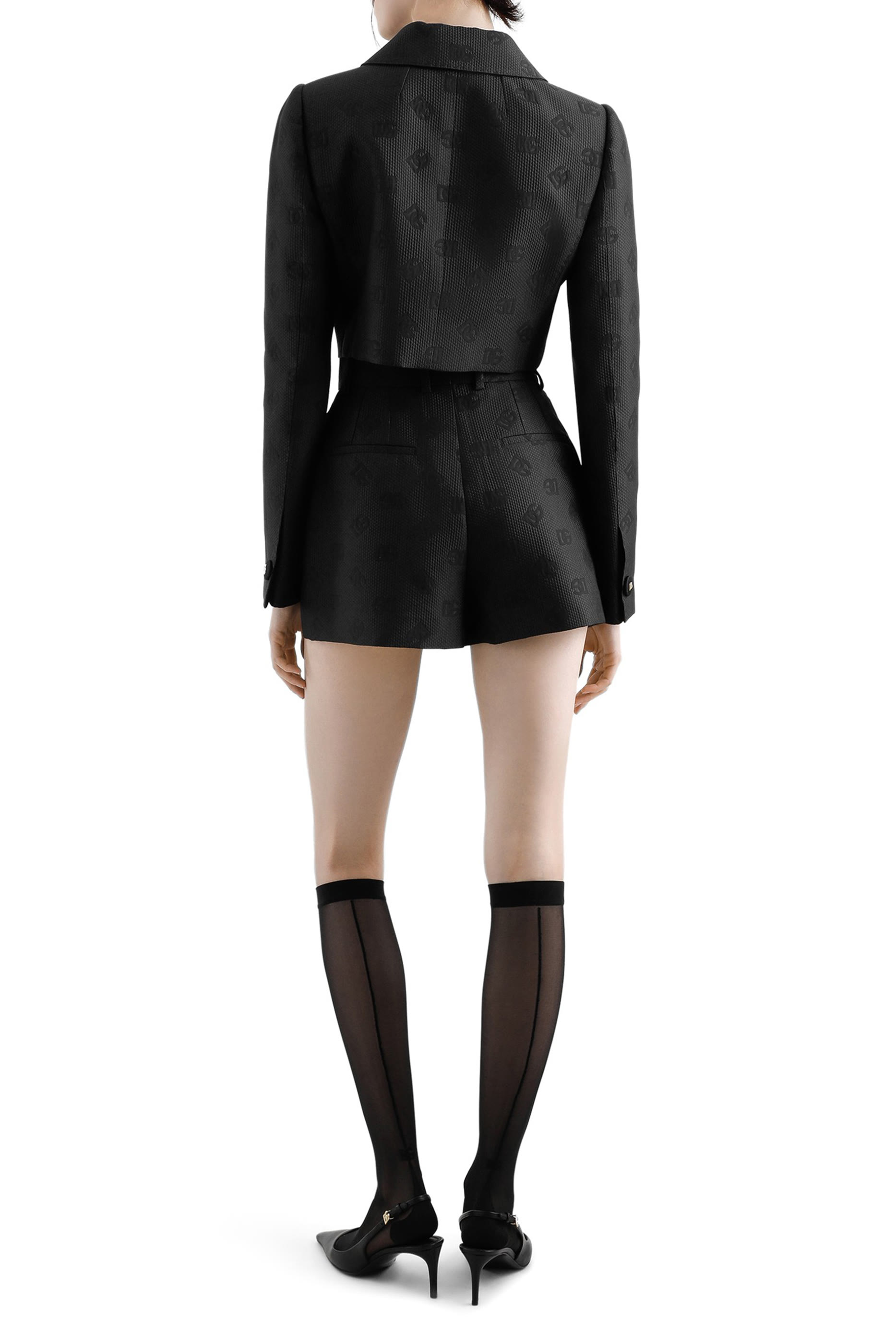 All-Over DG Logo Short Jacquard Jacket