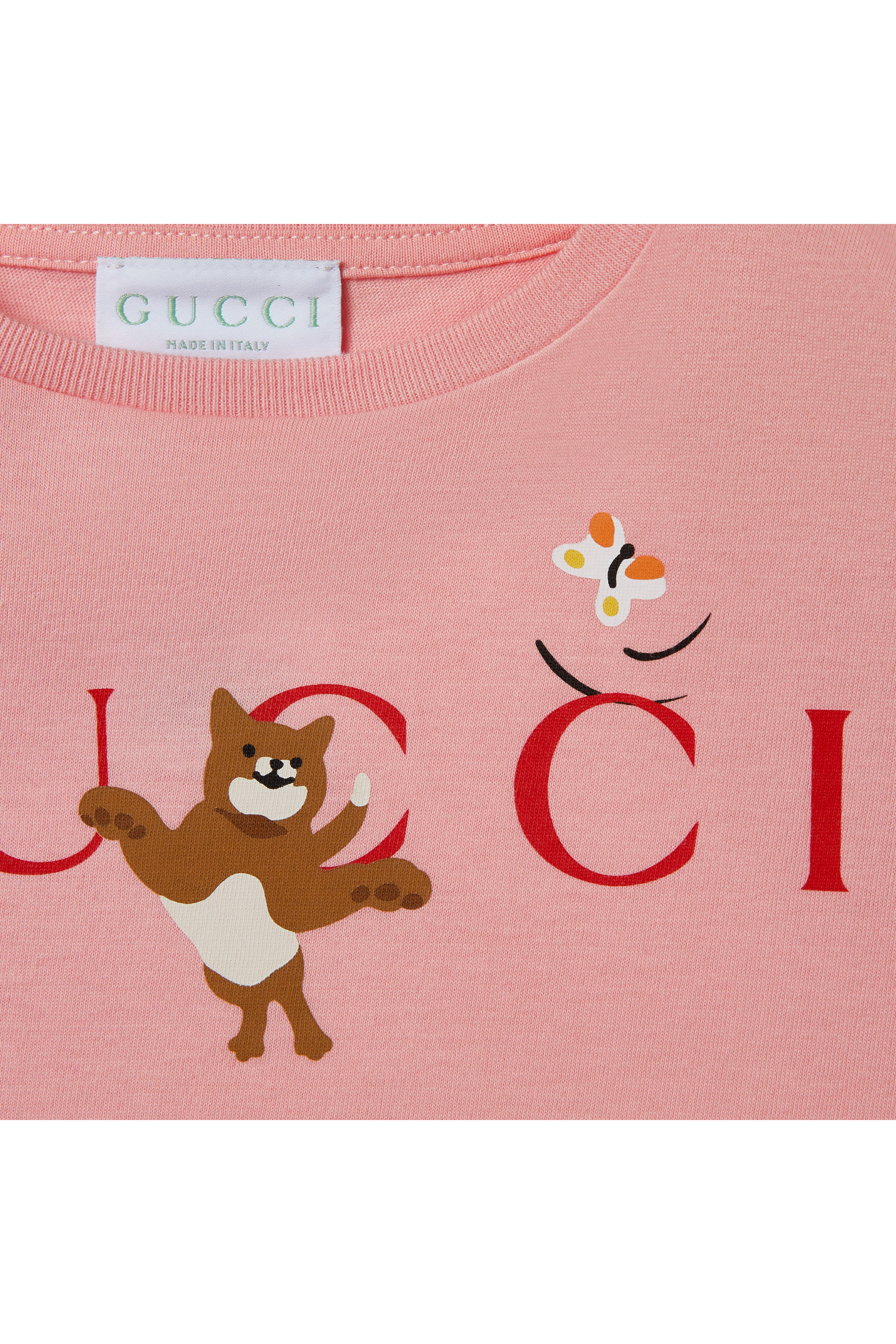 Kids  Cotton Jersey T-Shirt with Print