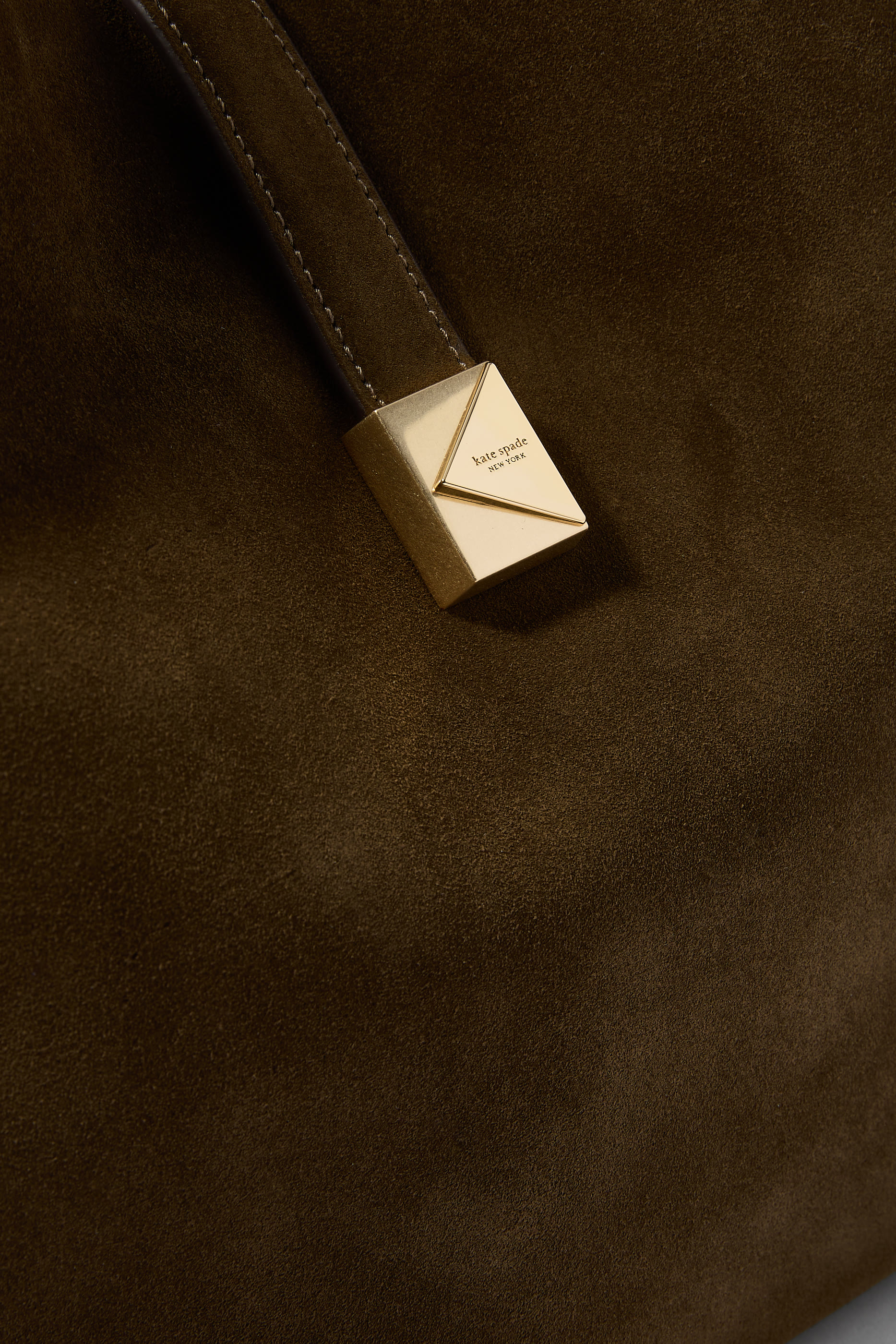 Deco Suede Crossbody Tote Bag