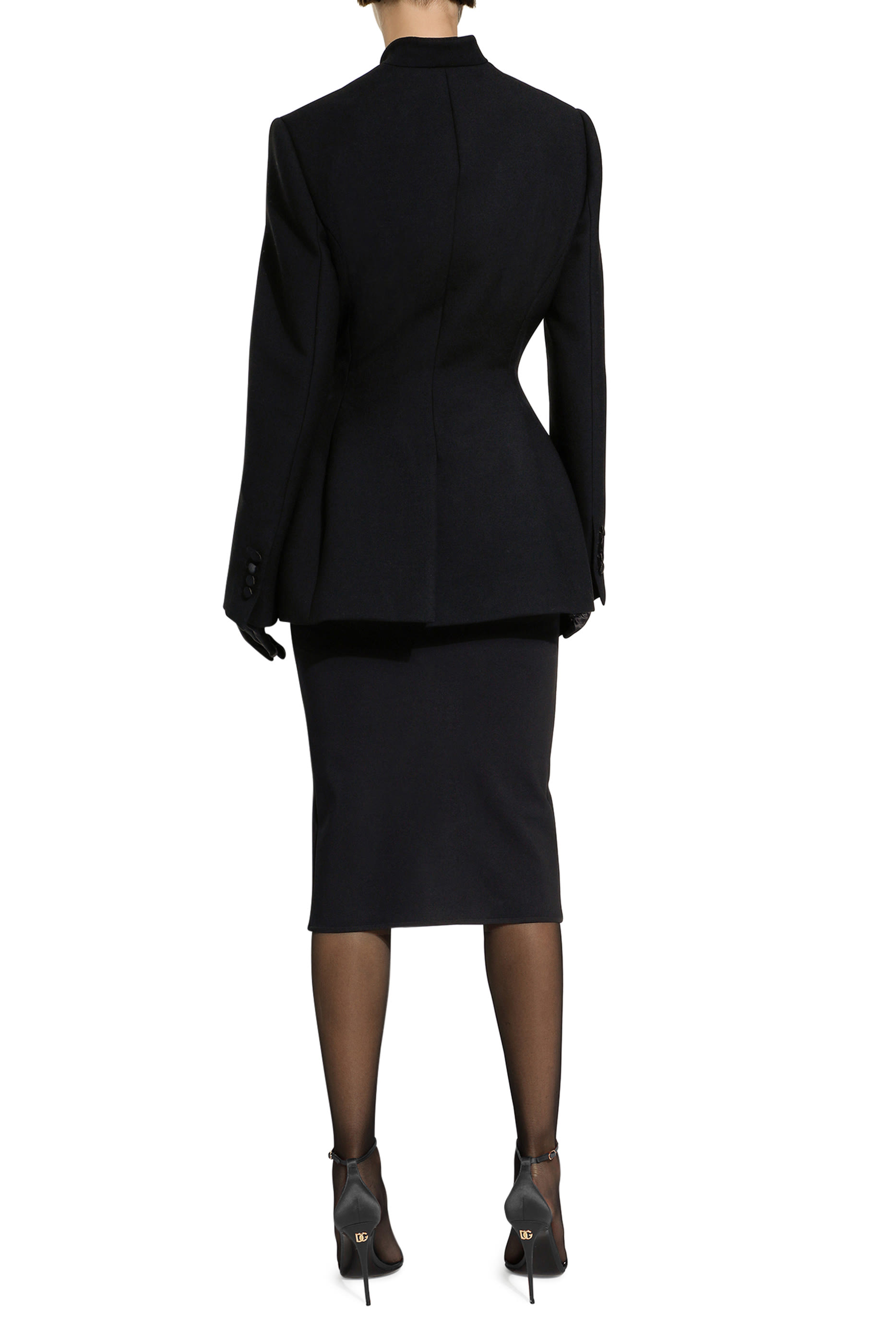 Jersey Full Milano Calf-Length Skirt