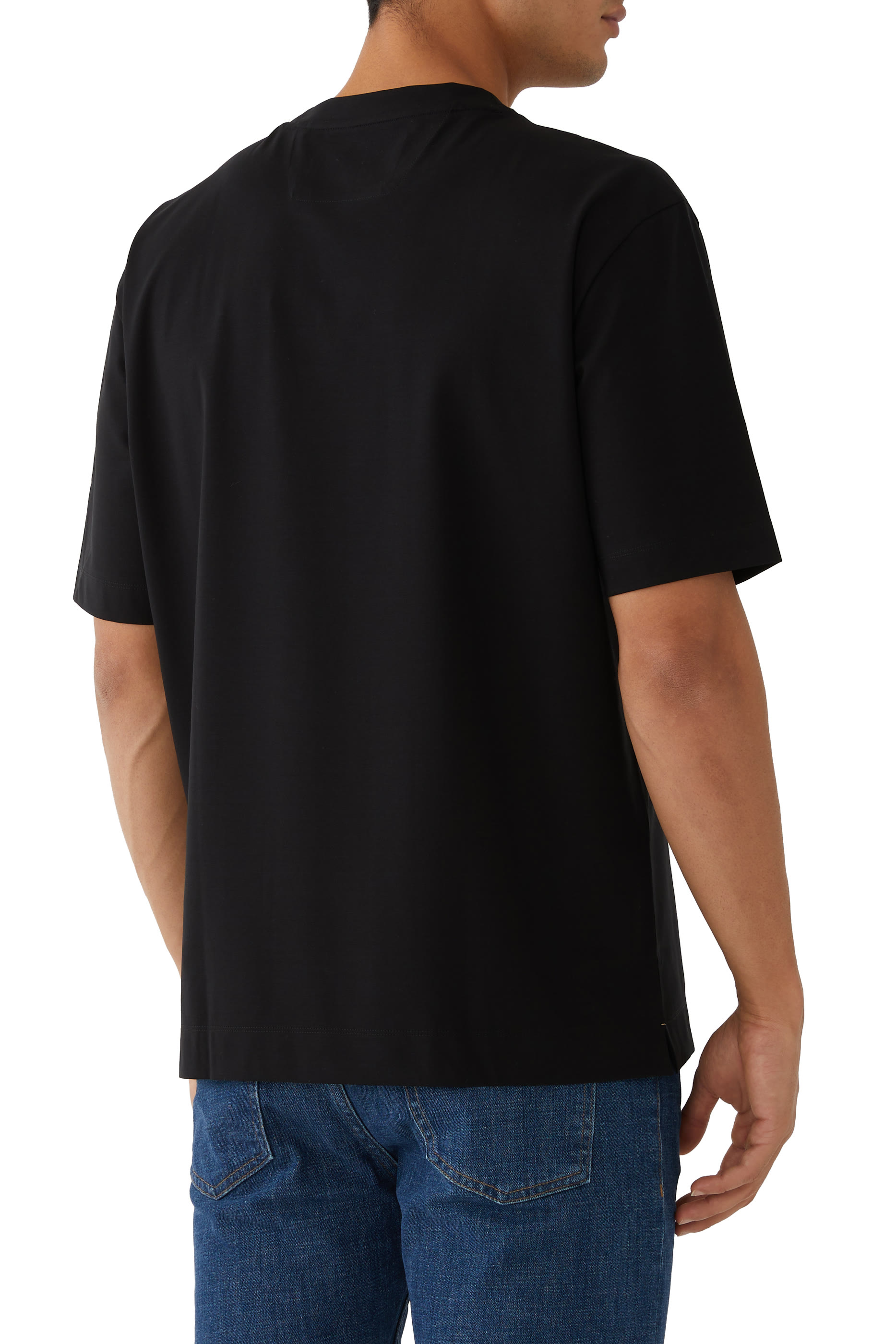 X Aston Martin Mercurized Stretch-Cotton T-Shirt