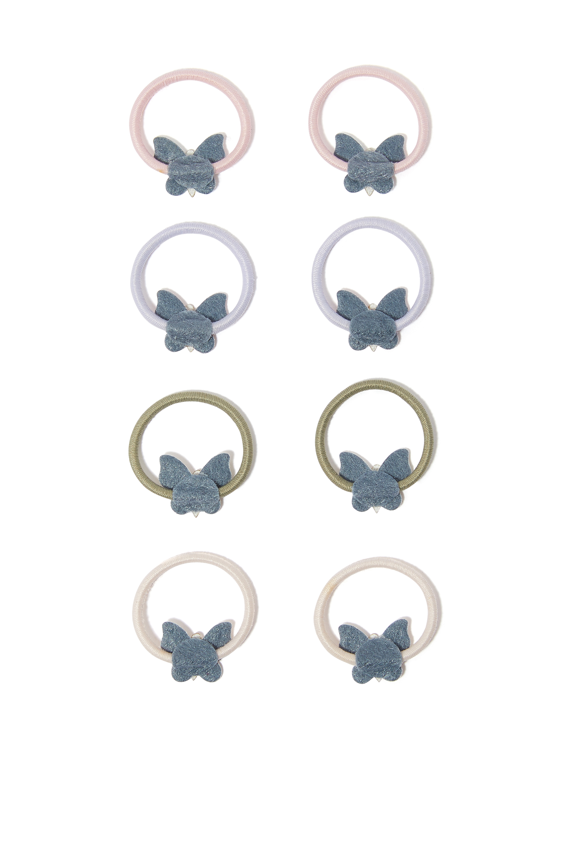 Kids Pastel Butterfly Mini Ponies, Set of 8