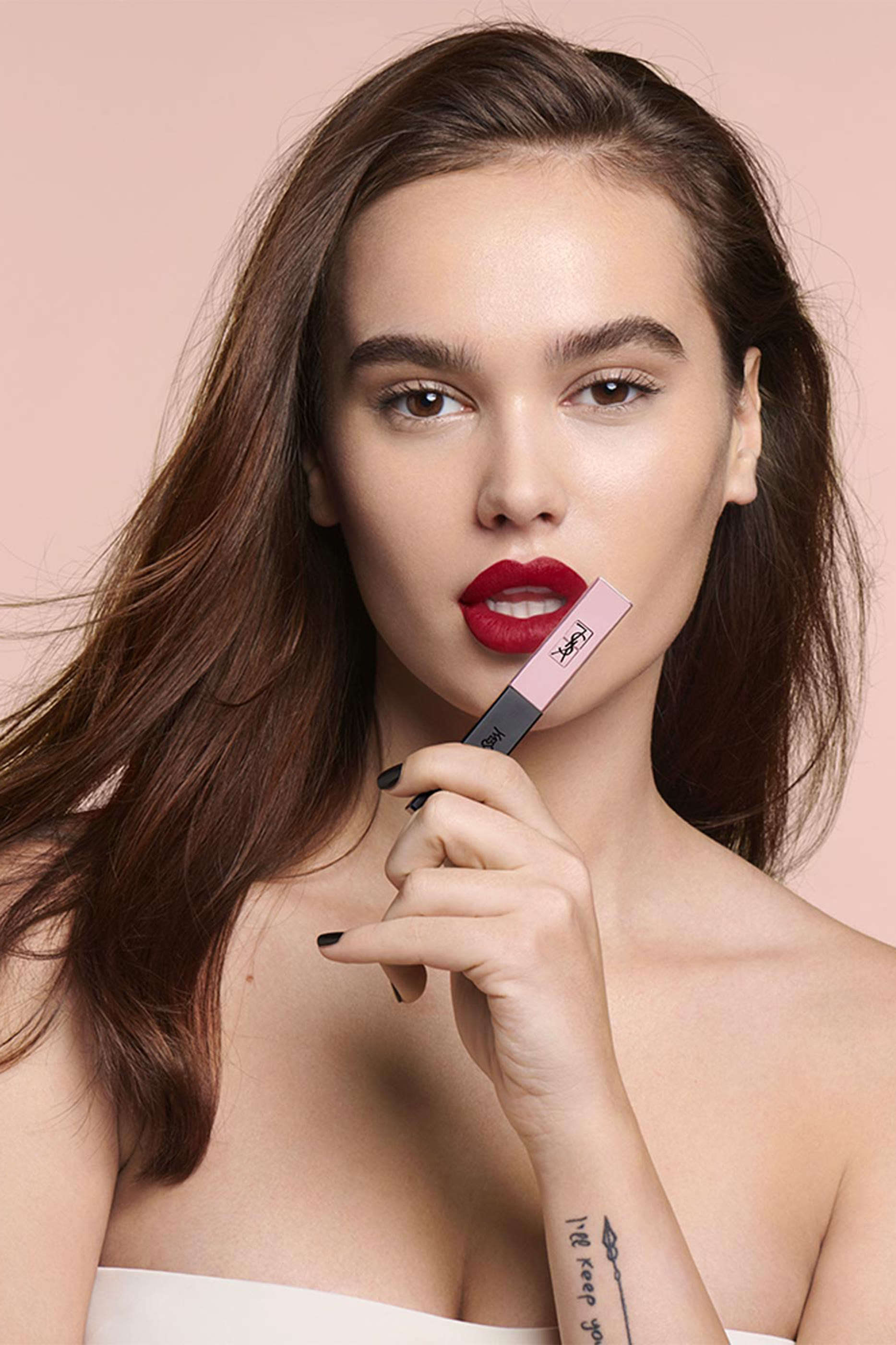 Rouge Pur Couture The Slim Glow Matte Lipstick