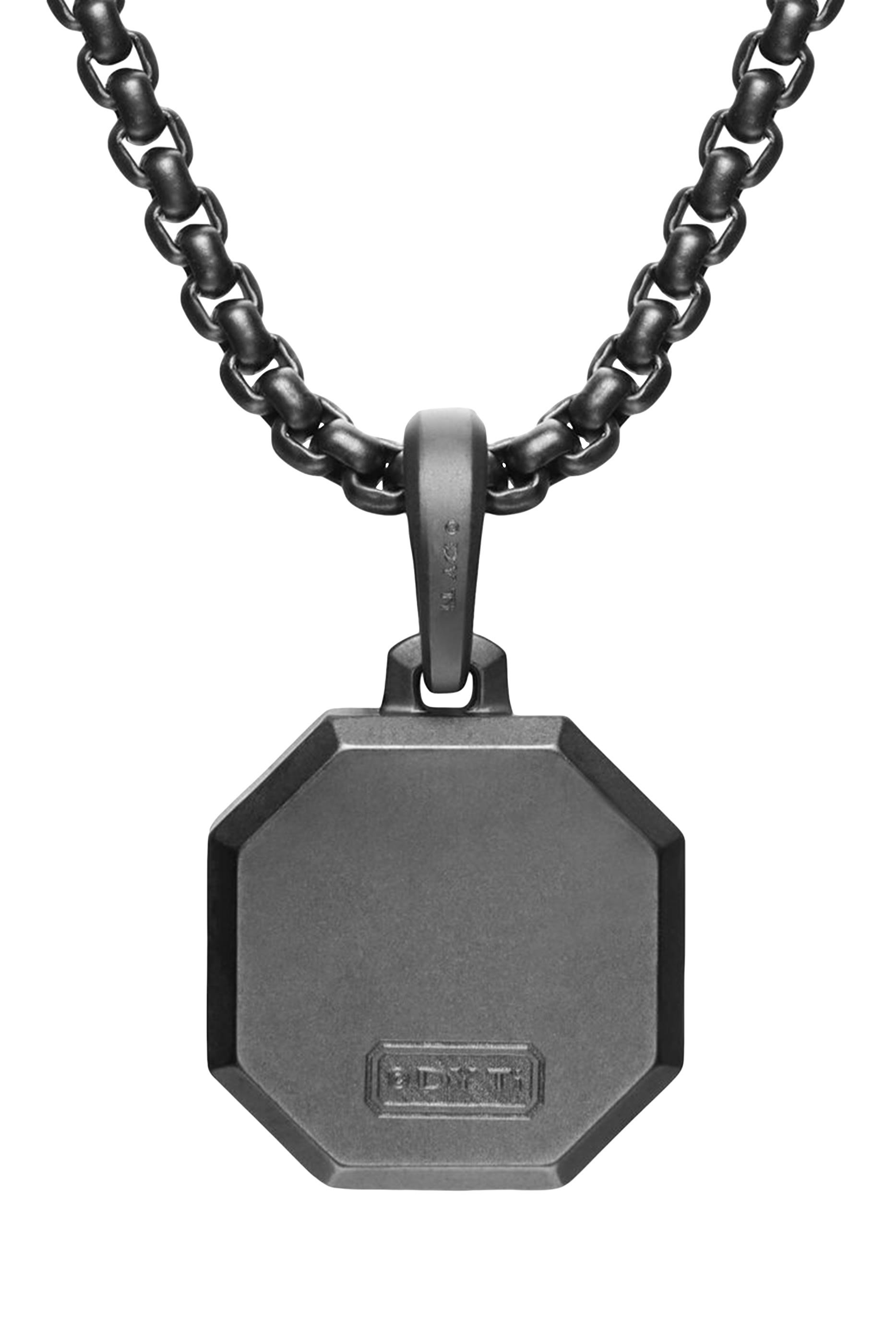 Faceted Stone Amulet, Titanium