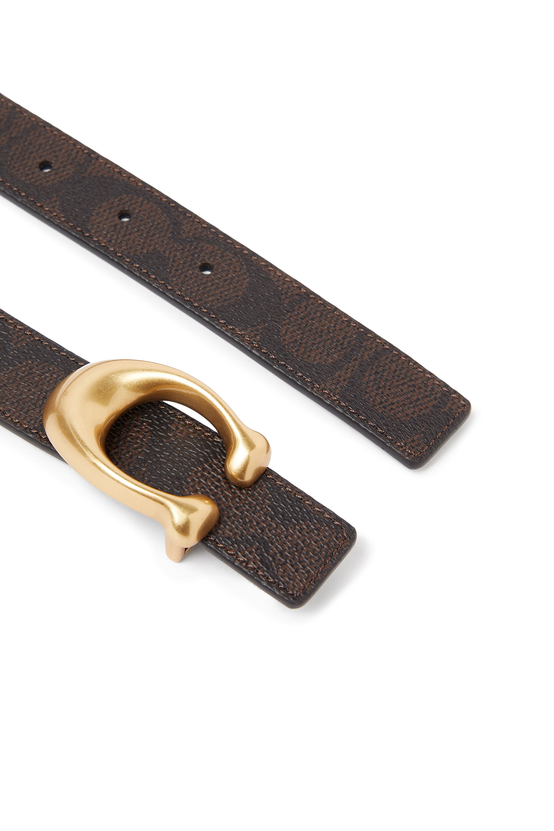 Sculpted C Buckle Reversible Belt