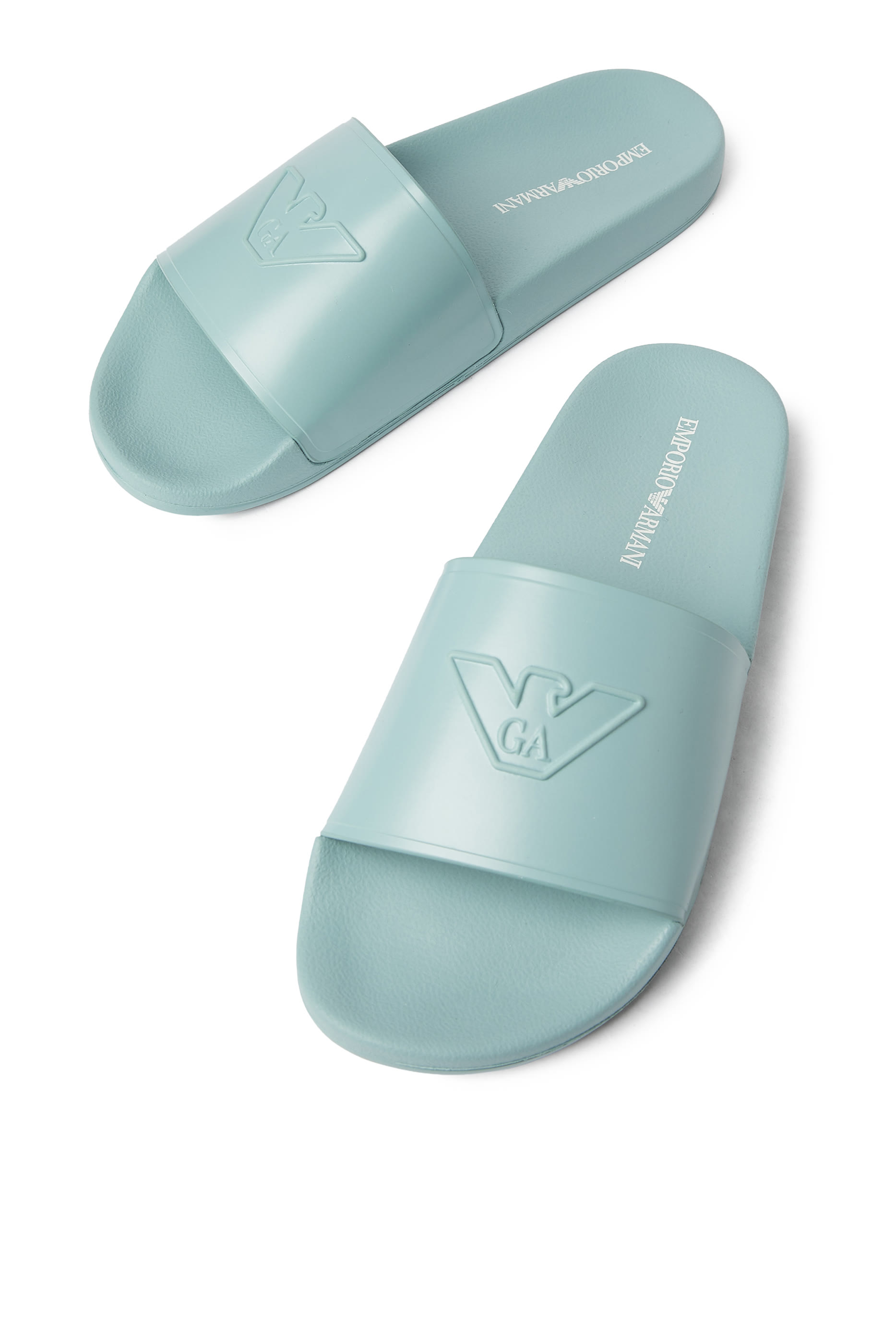 Kids Oversized Embossed Logo Slides