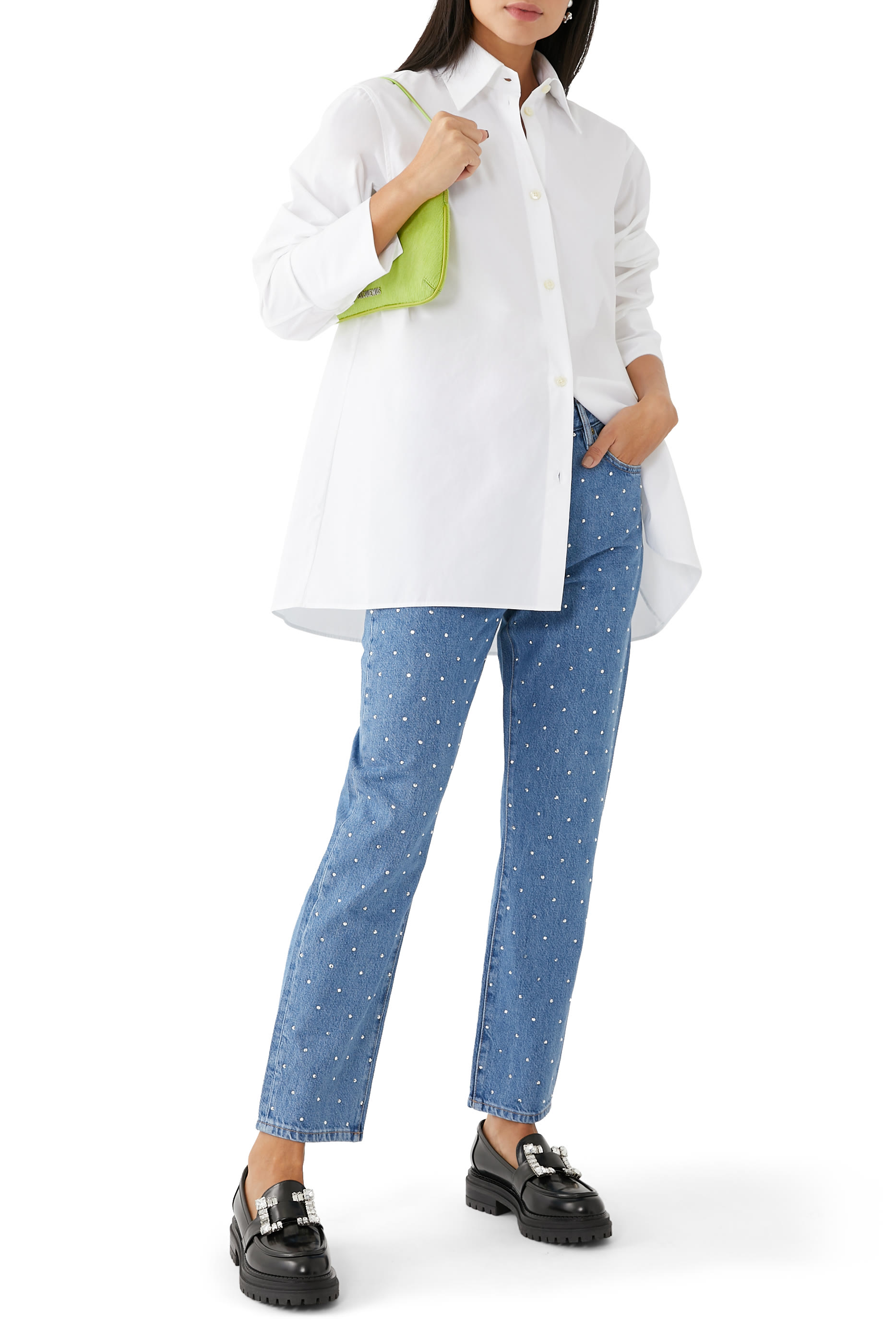 Le Mec Atelier Embellished Jeans