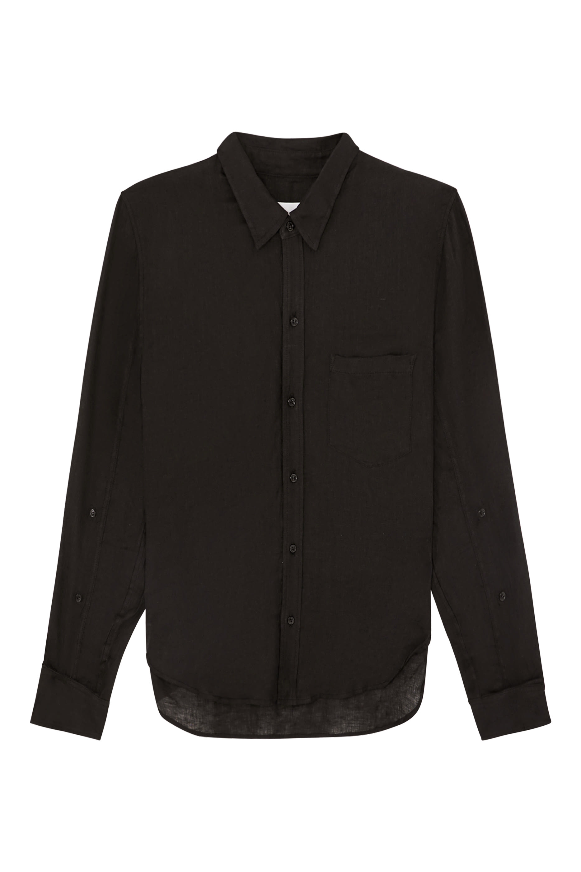 Kayla Shrunken Linen Shirt