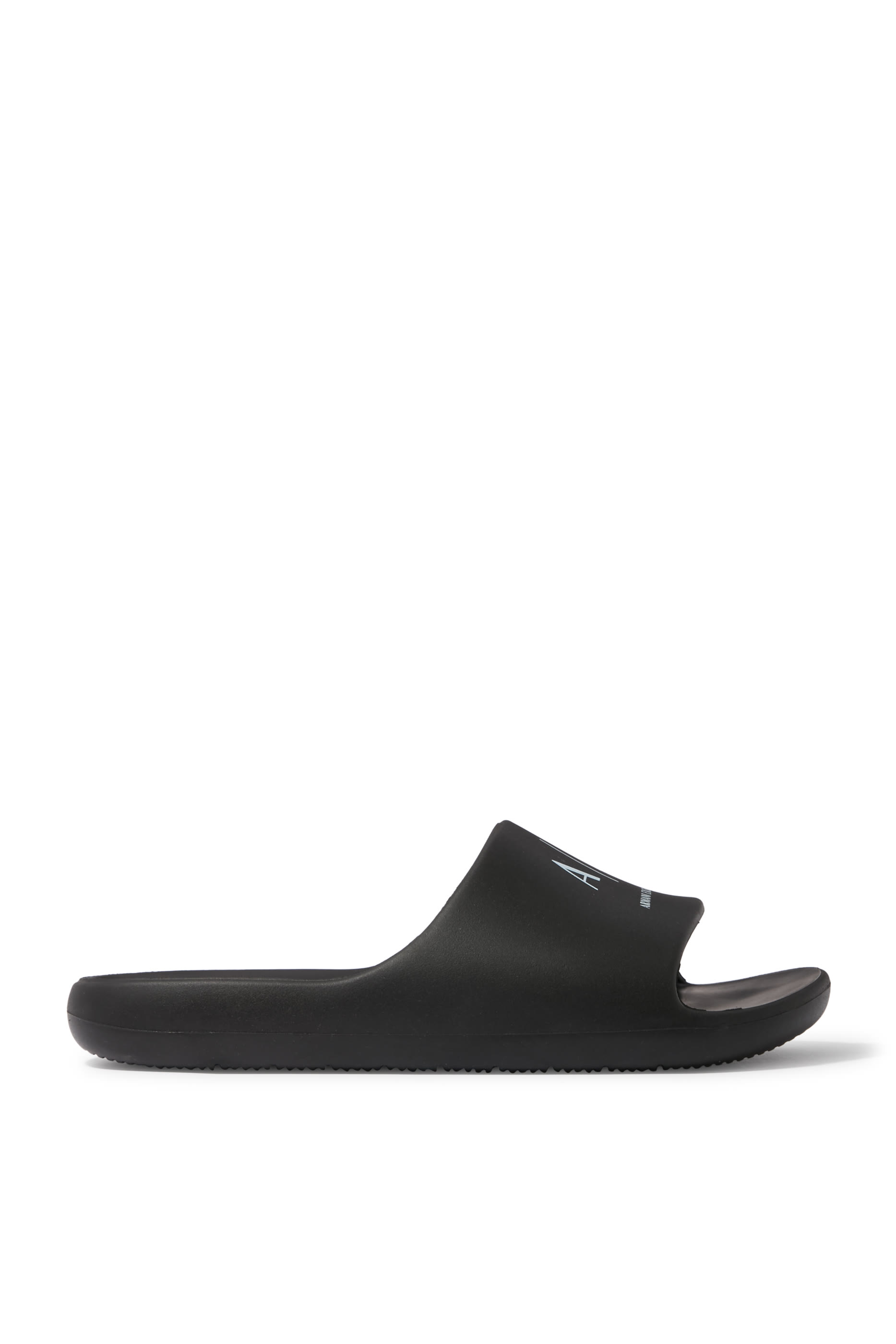AX Logo Flat Sandals