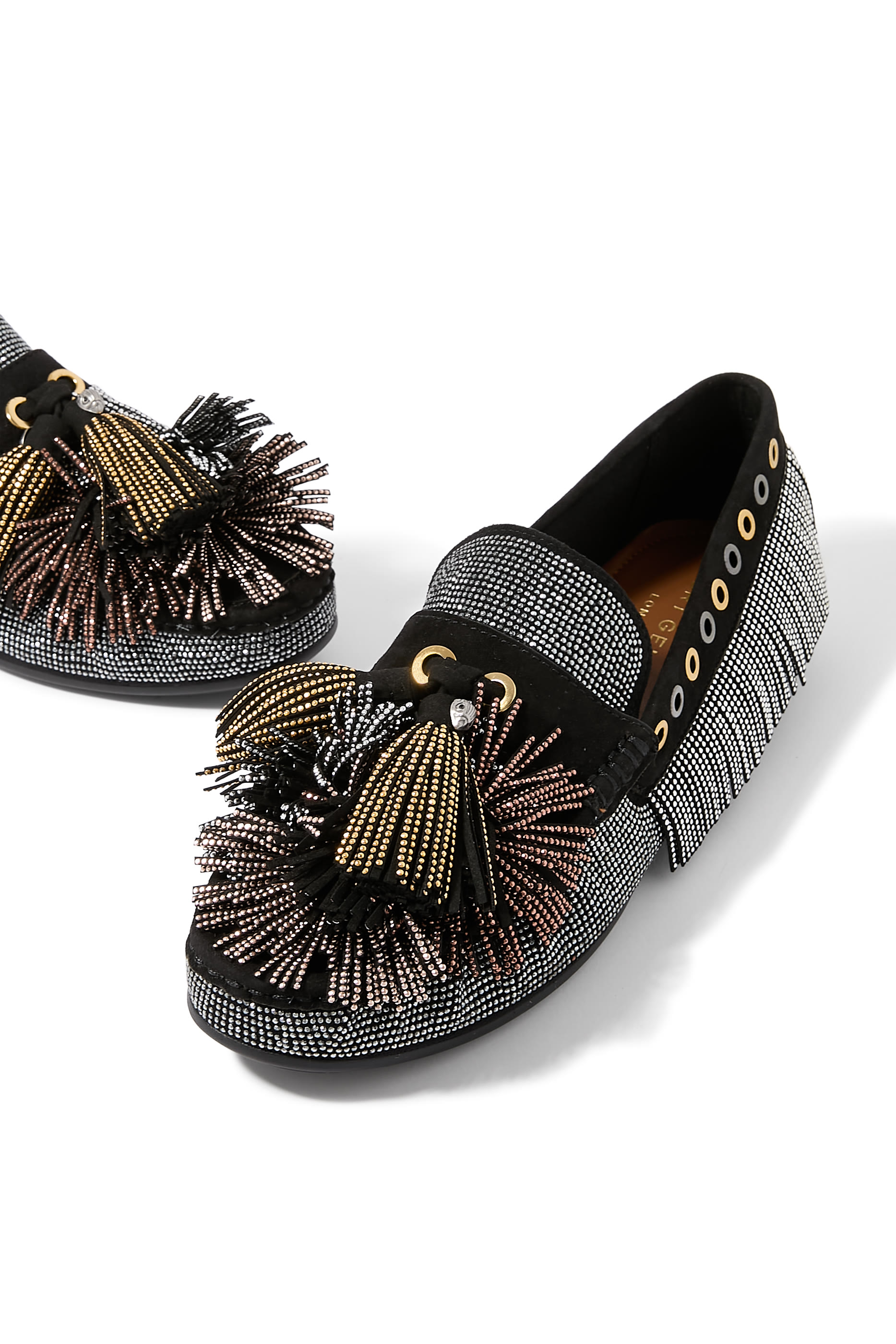 Pom Pom Moccasin Slip-On