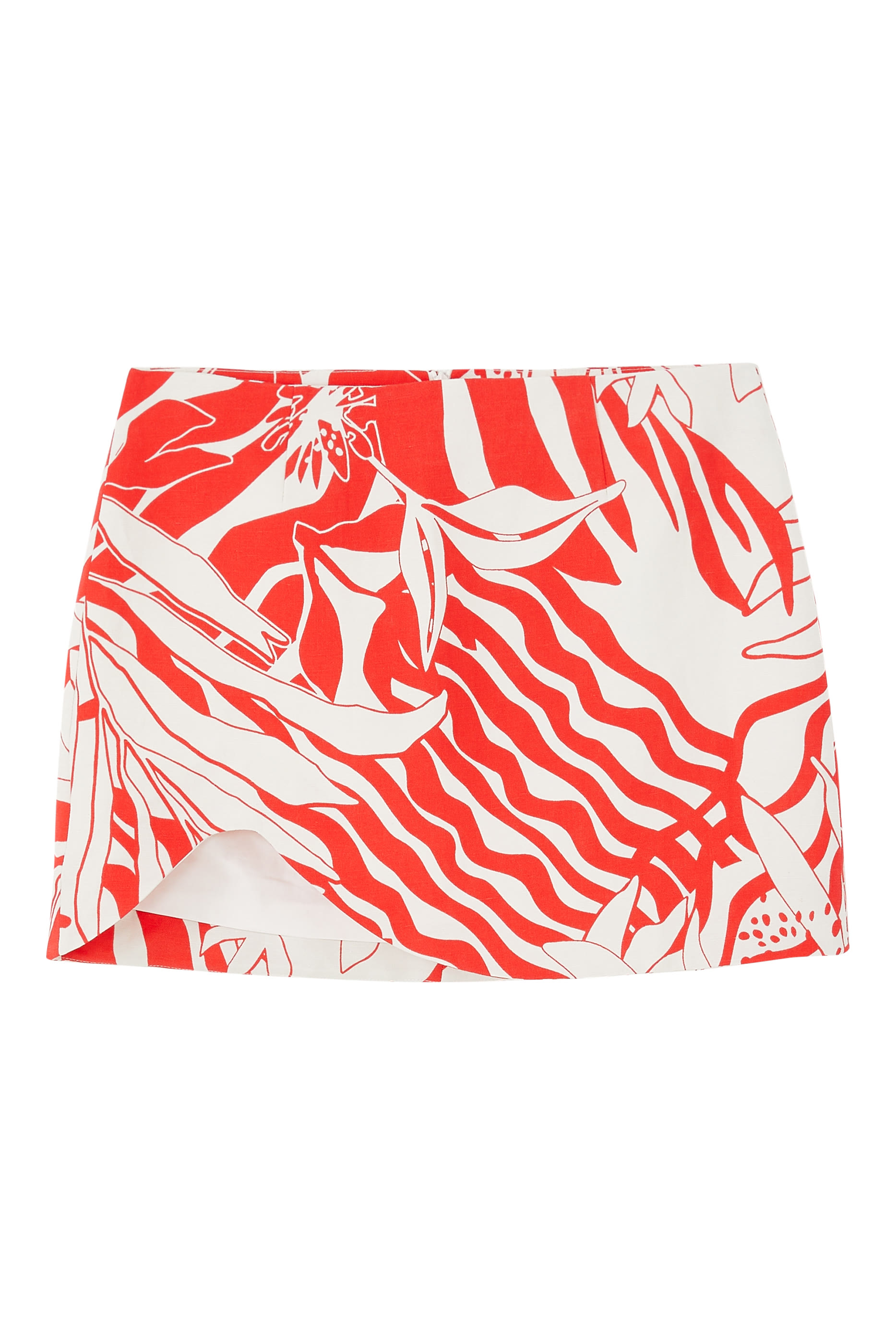 Airelles Asymmetrical Micro Mini Skirt