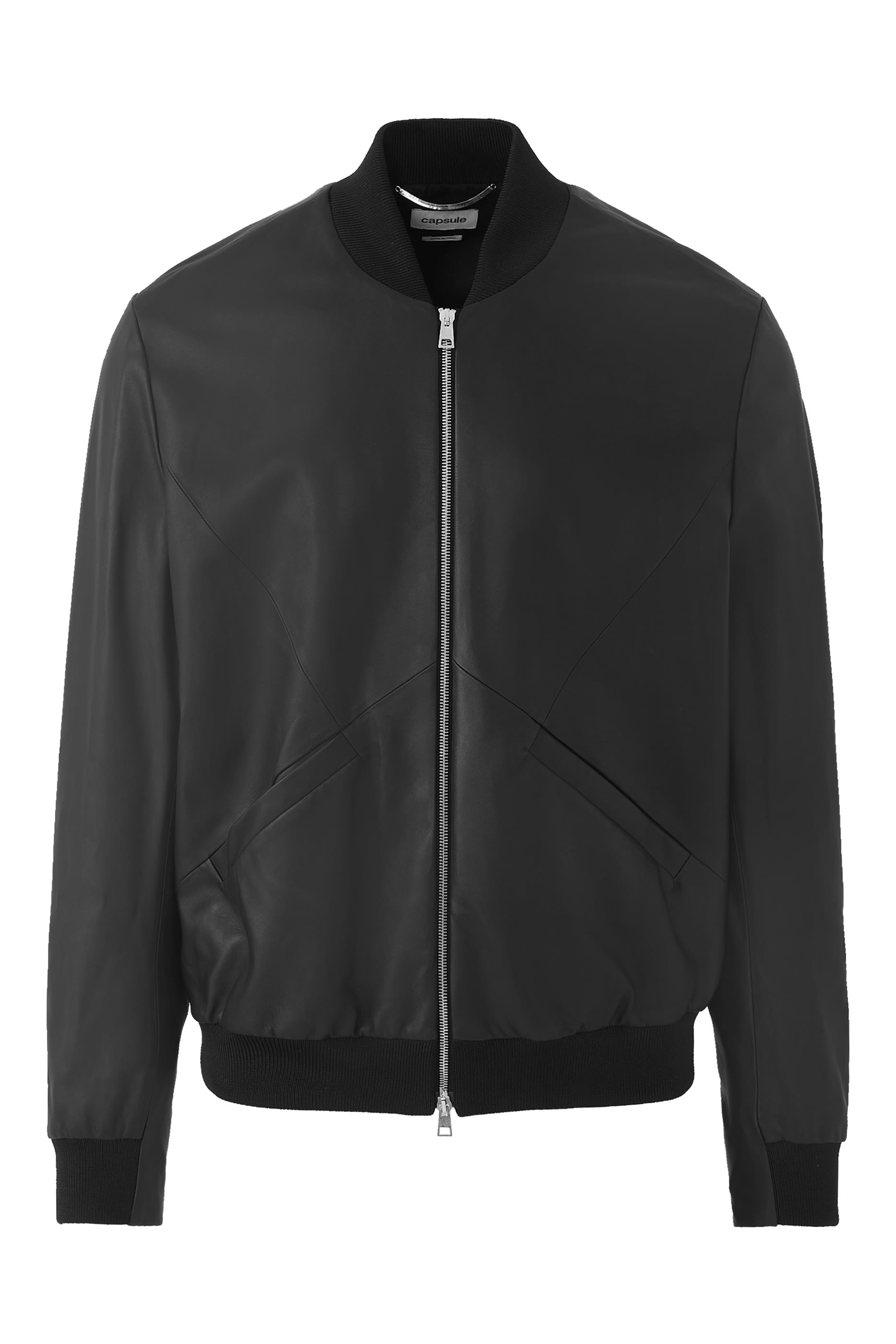 Leather Bomber Jacket