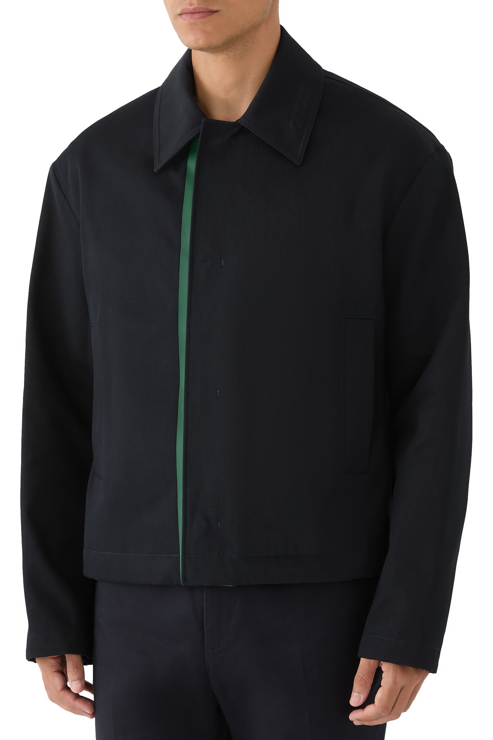 Embossed Gabardine Jacket