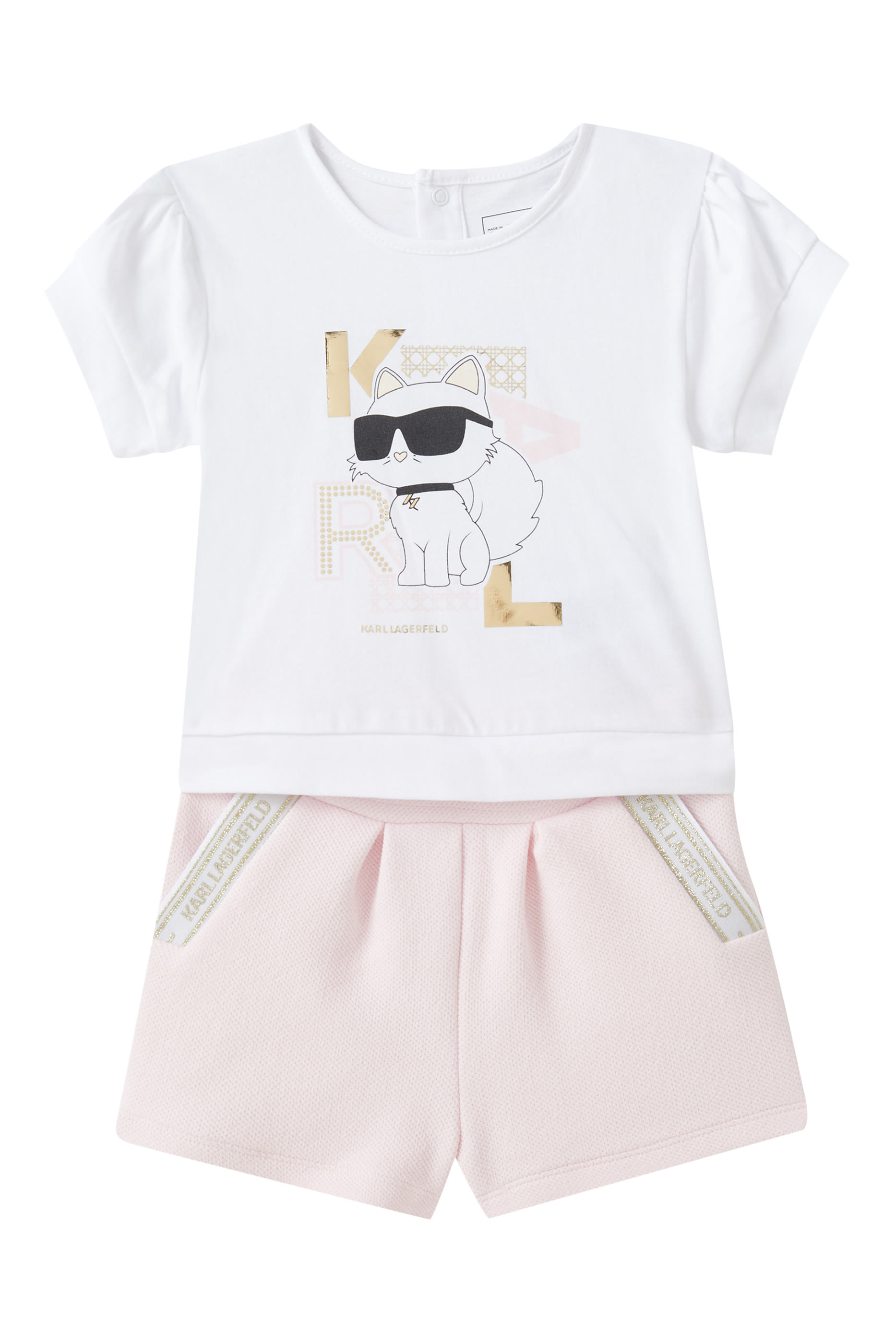Kids Choupette Logo Shorts Set