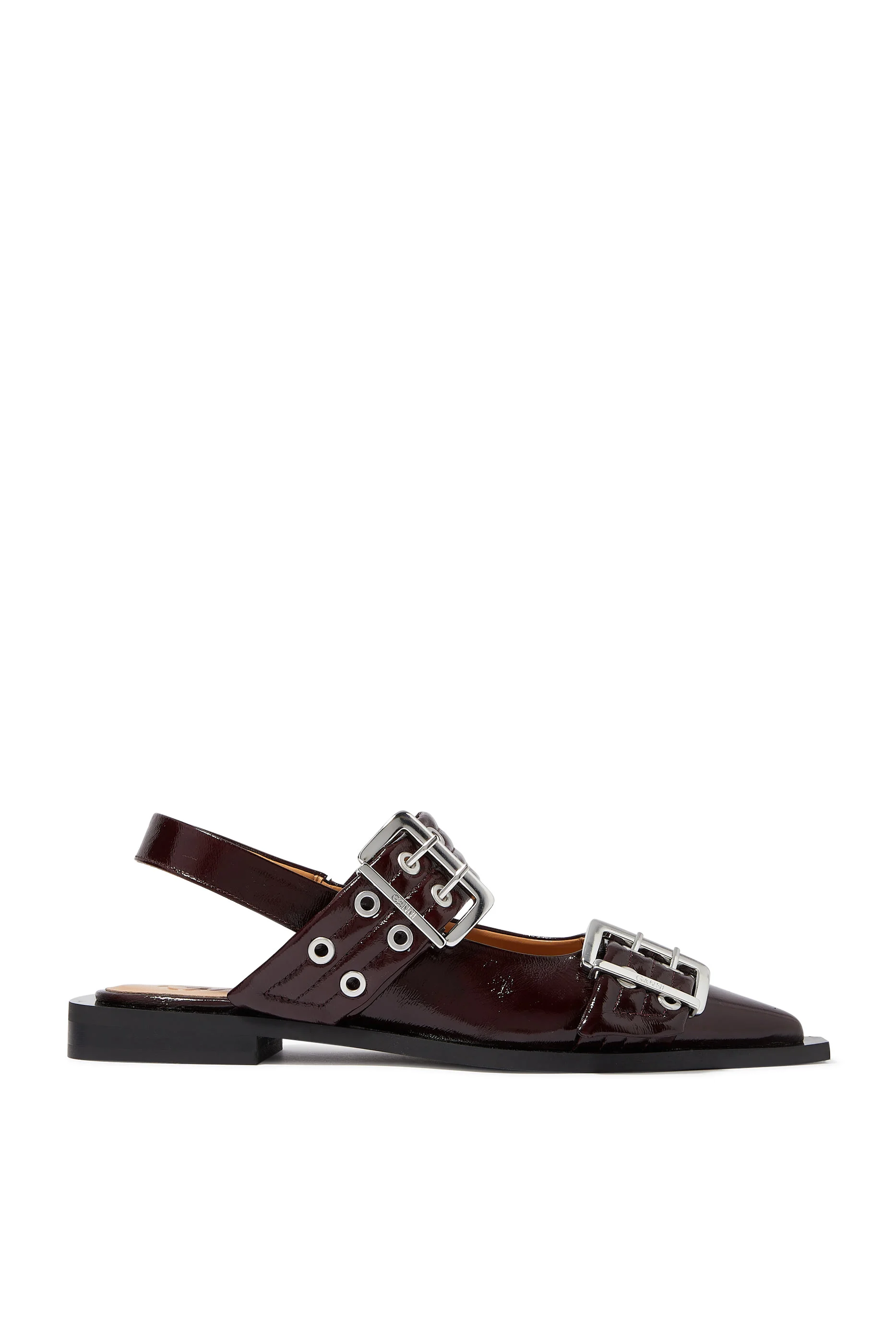 Feminine Buckle Ballerinas