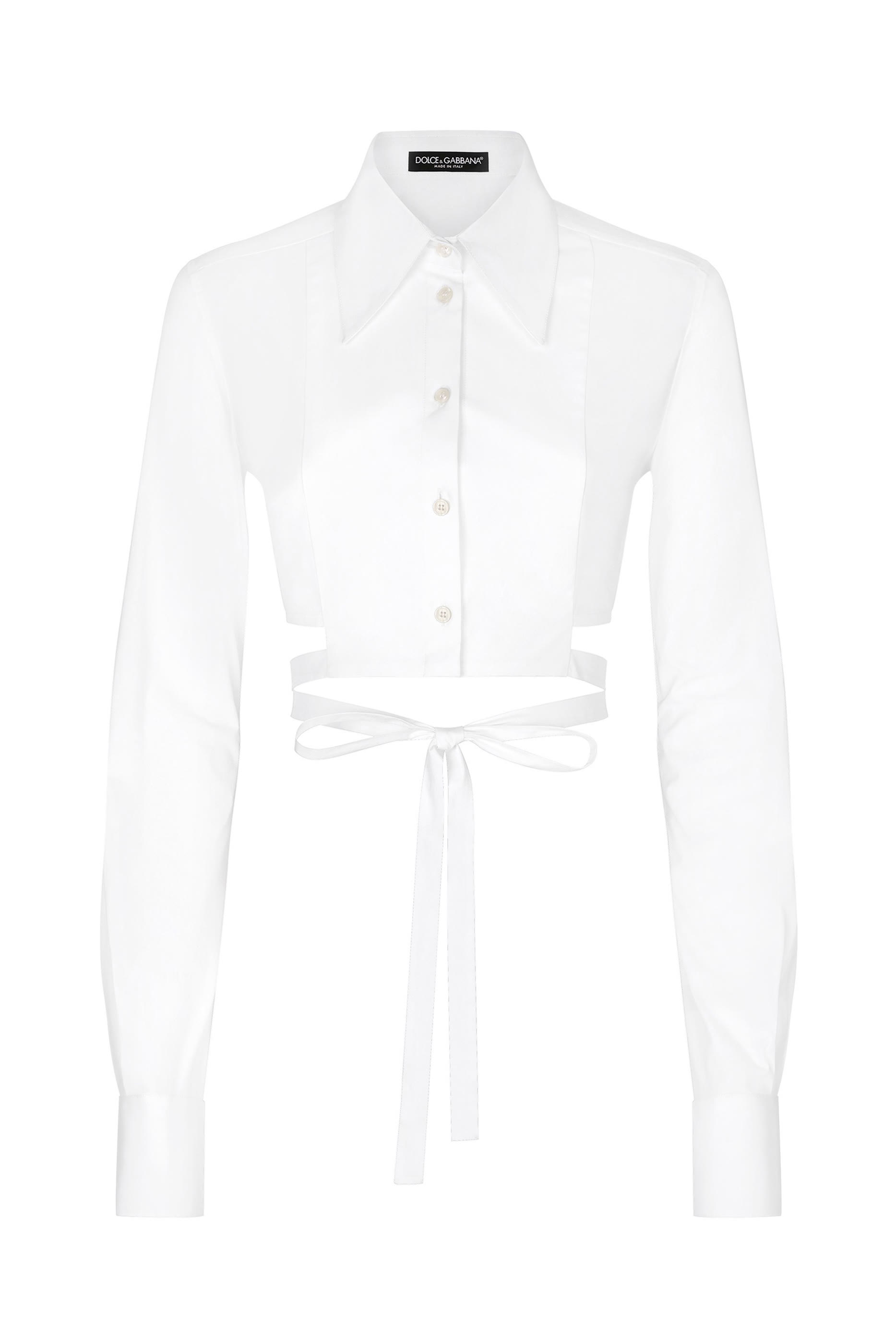 Cropped Cotton Shirt