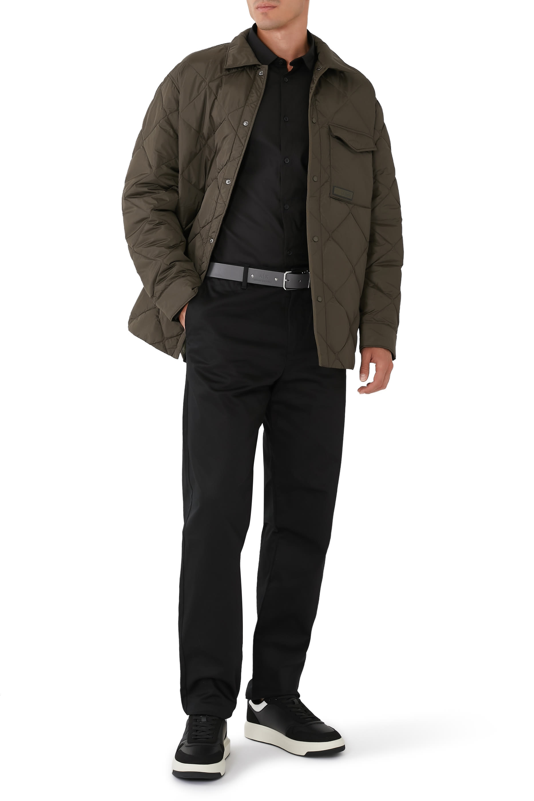 AX Logo Slim Fit Shirt