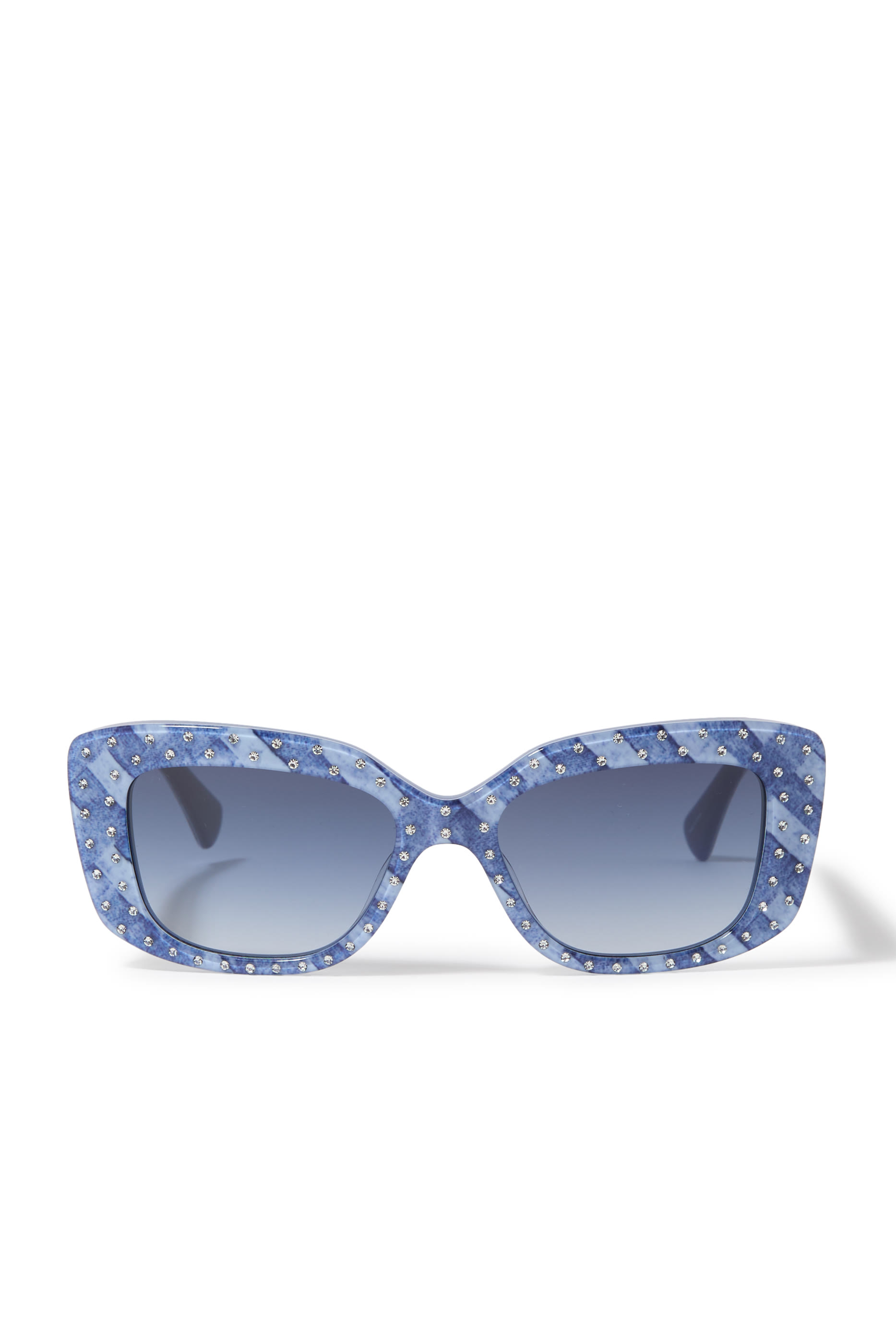 Shoreditch Gem Rectangle Sunglasses