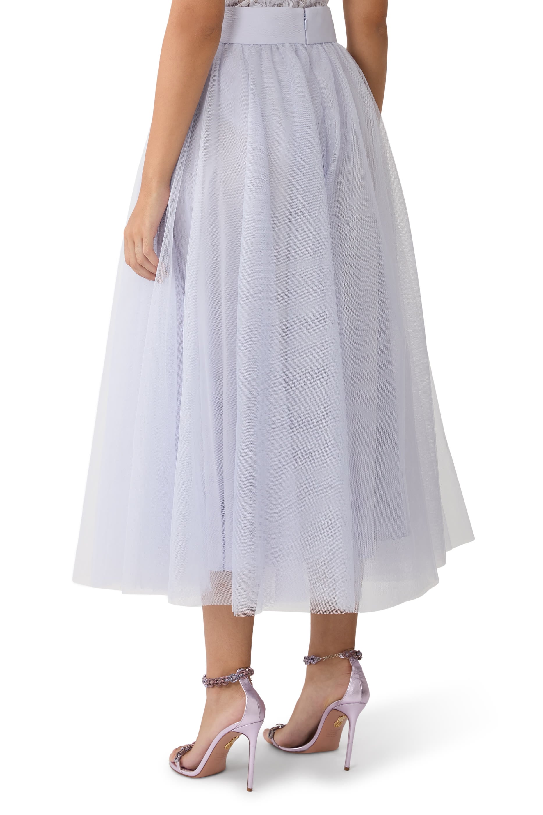 Tulle Midi Skirt