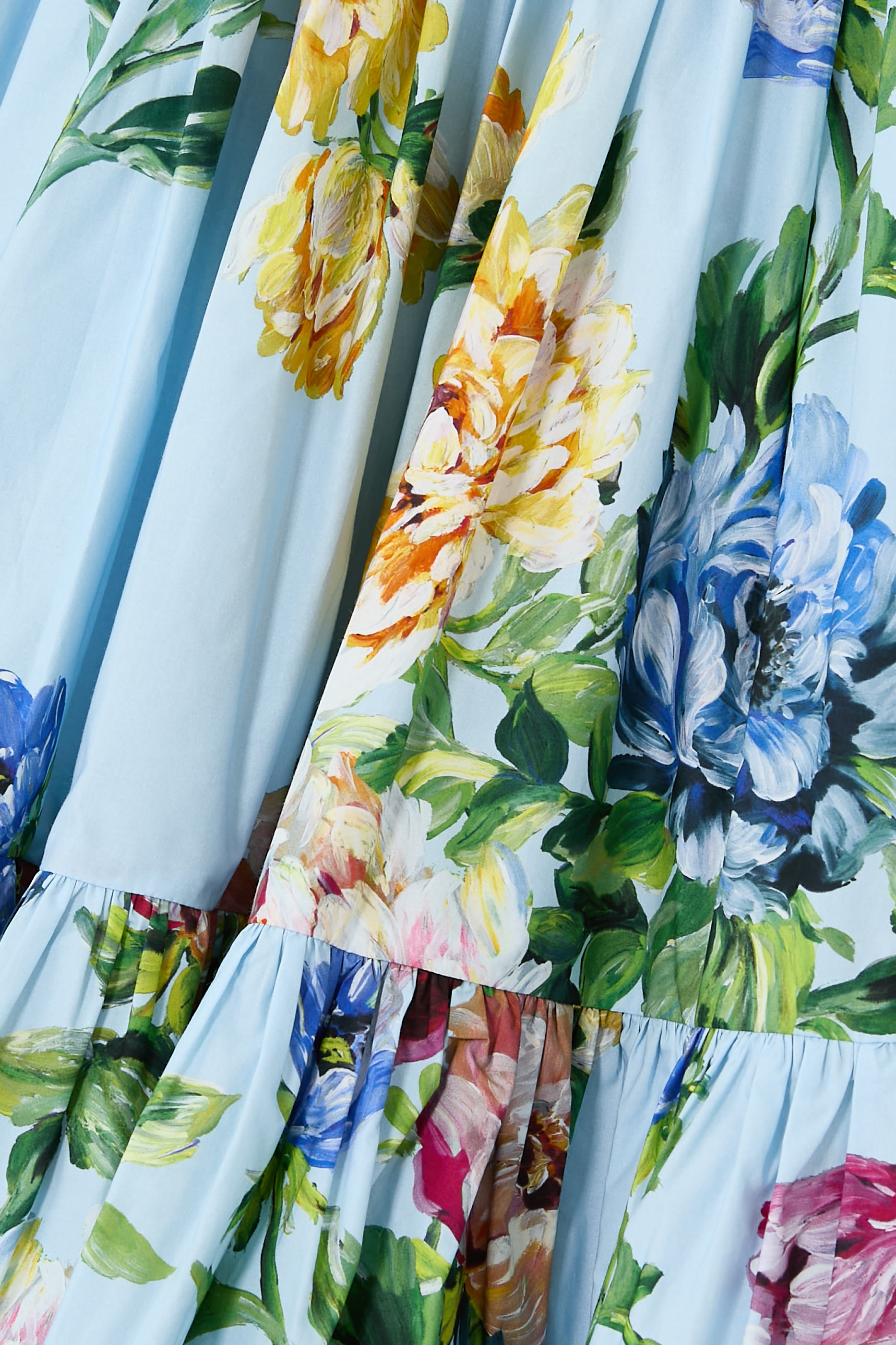 Kids  Floral‑Print Poplin Skirt