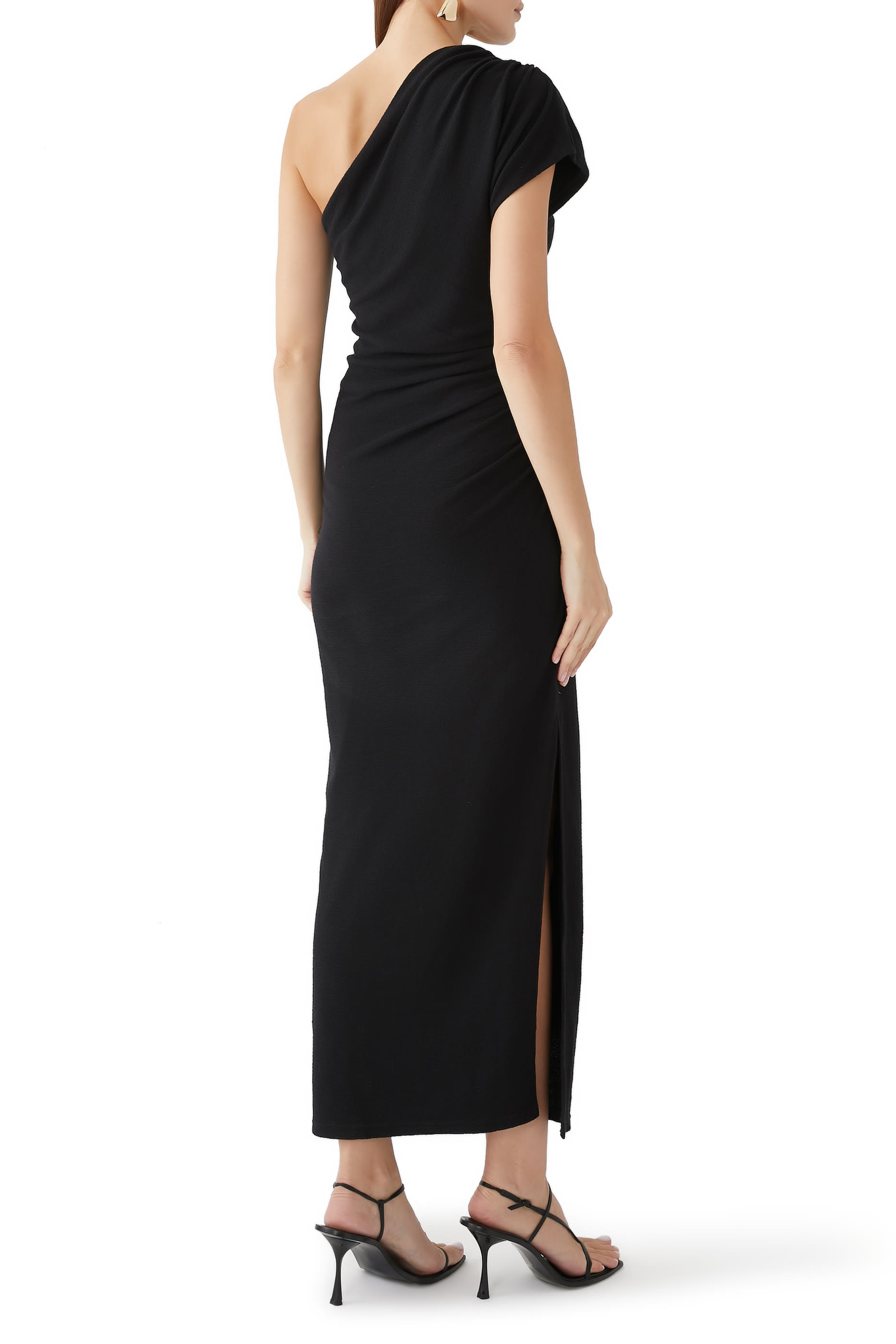 Beau Asymmetrical Midi Dress