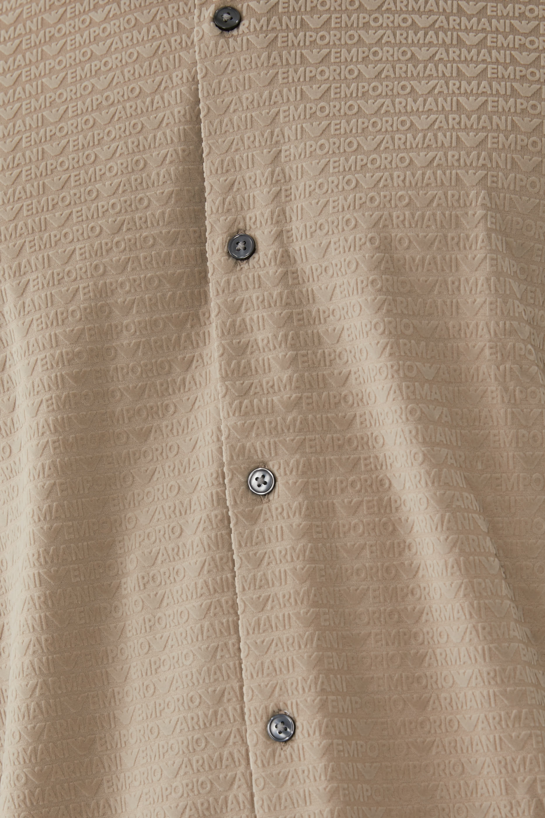 Micro EA Text Logo Long Sleeves Shirt