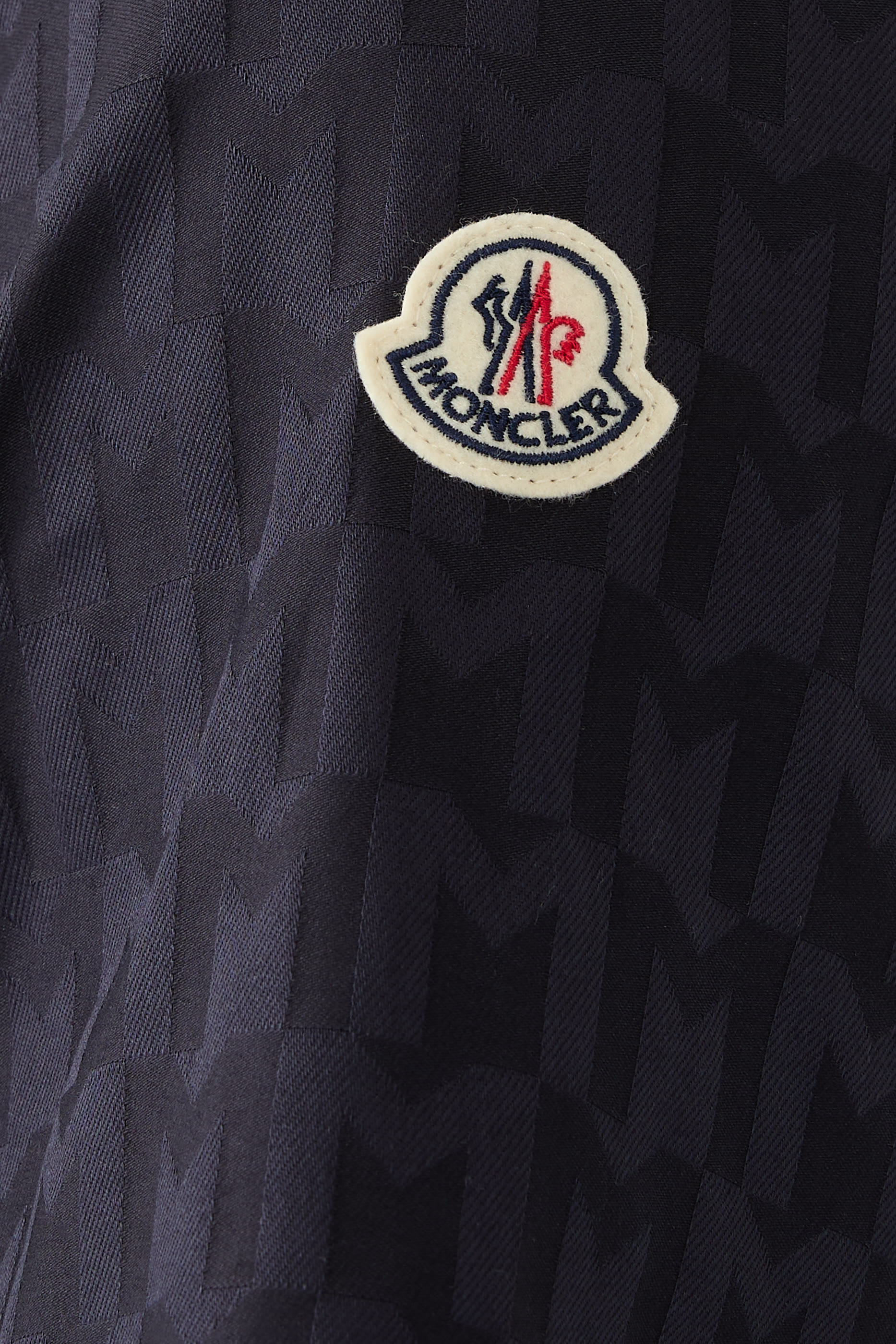 Monogram Jacquard Cotton Shirt