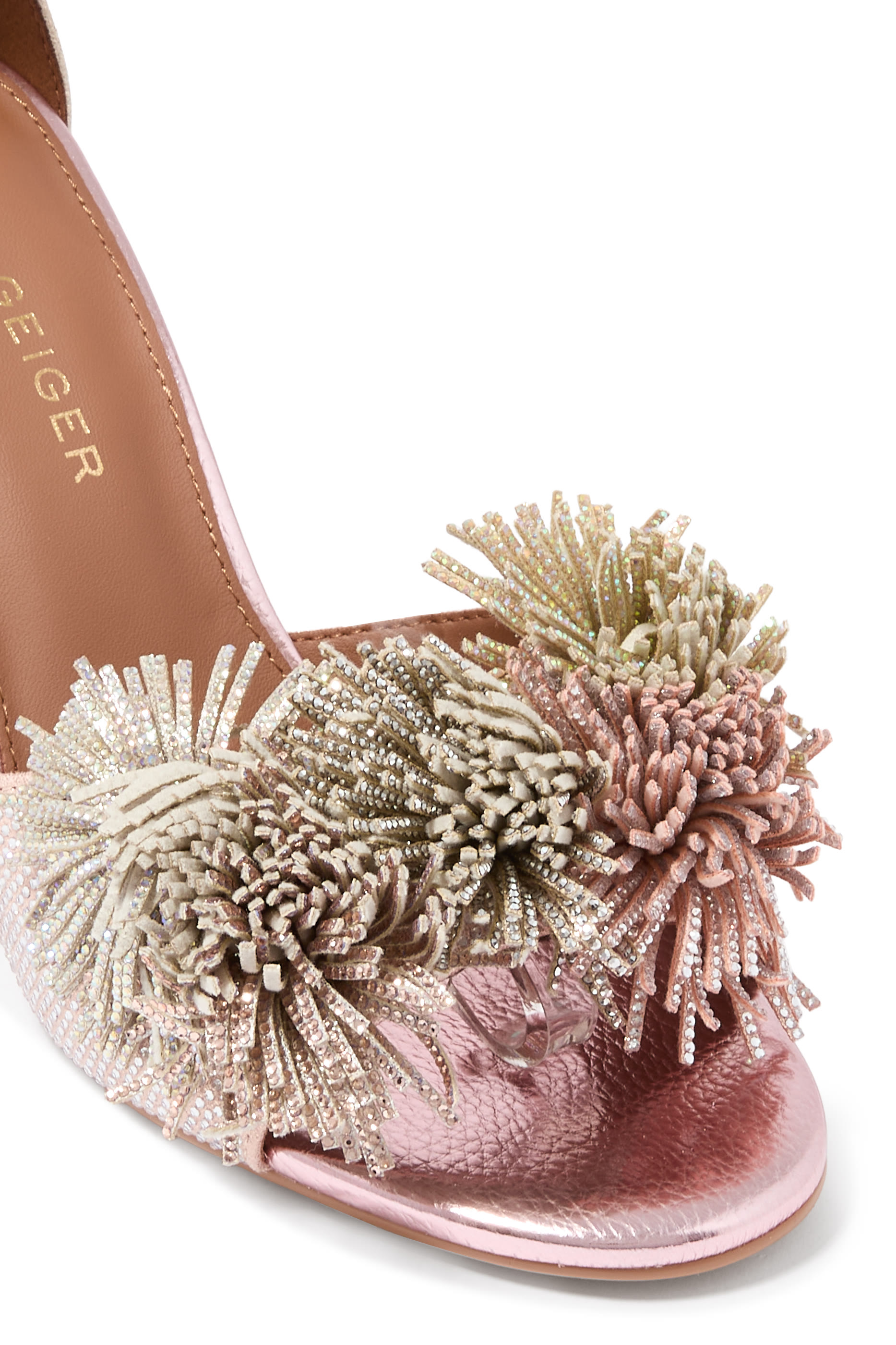 Pom Pom 70 Ankle Tie Sandals