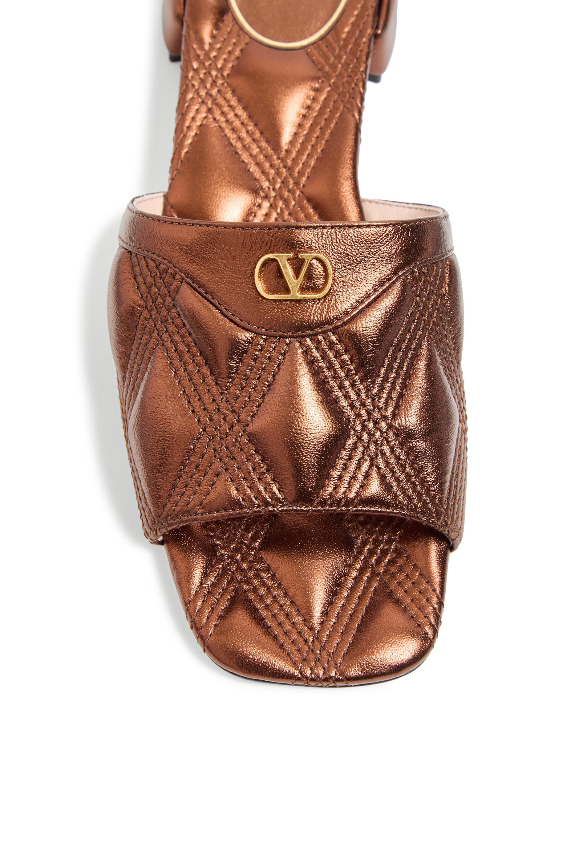 Quiltie 67 Leather Slides